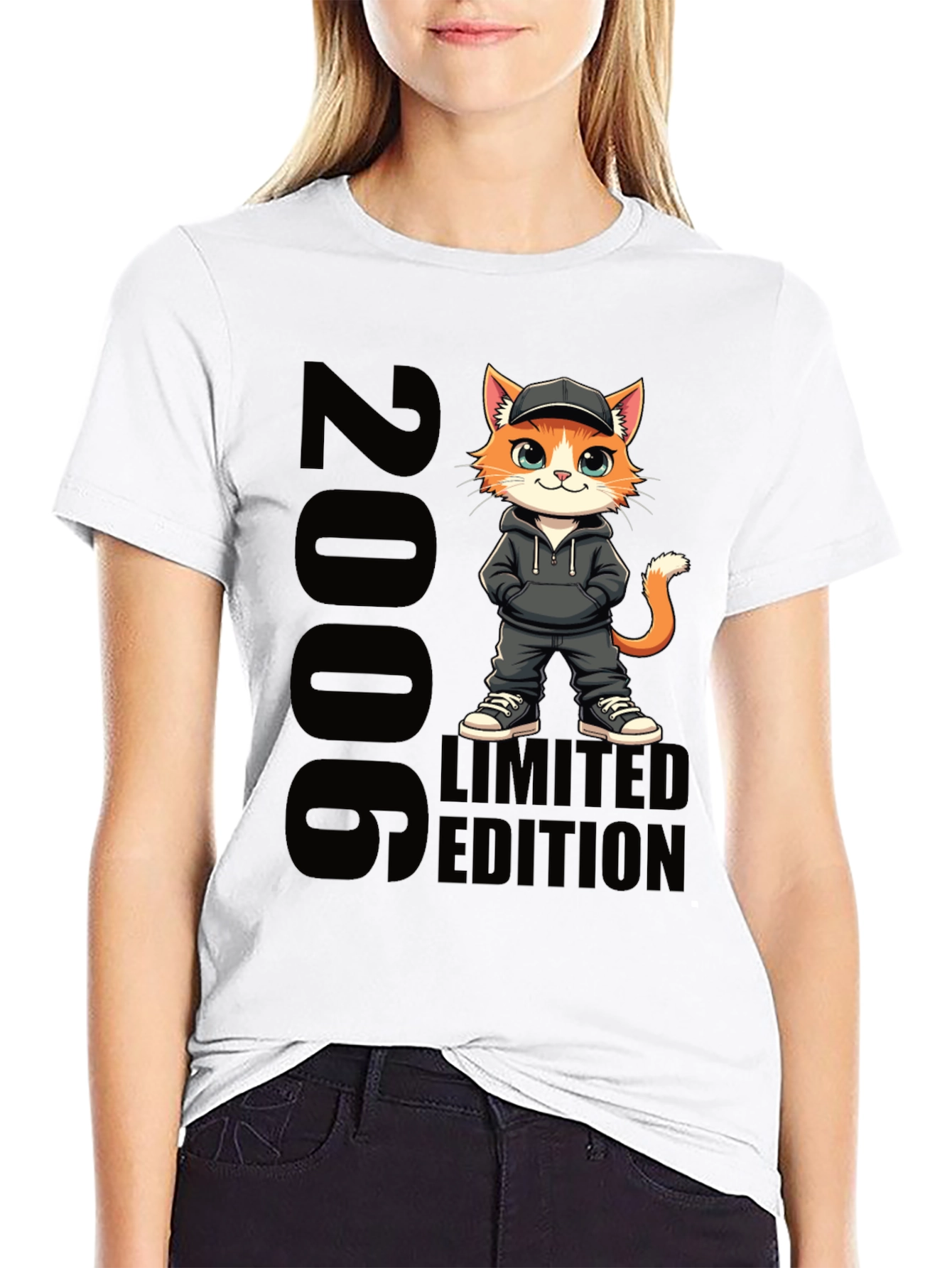Black 2006 Limited Edition Cat T-Shirt view 9