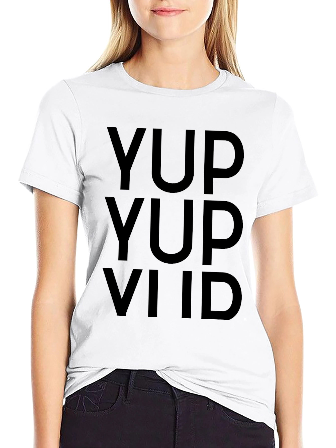 Black Yup Yup Viid Graphic Tee - Black view 9