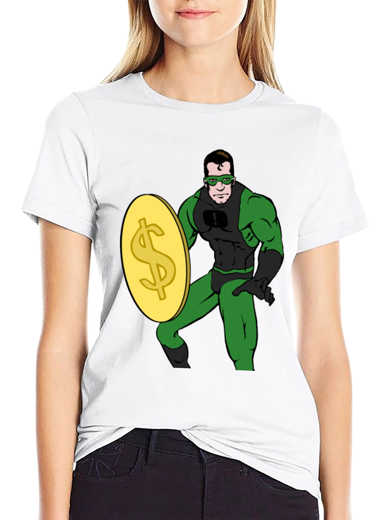 Black Dollar Defender T-Shirt view 9