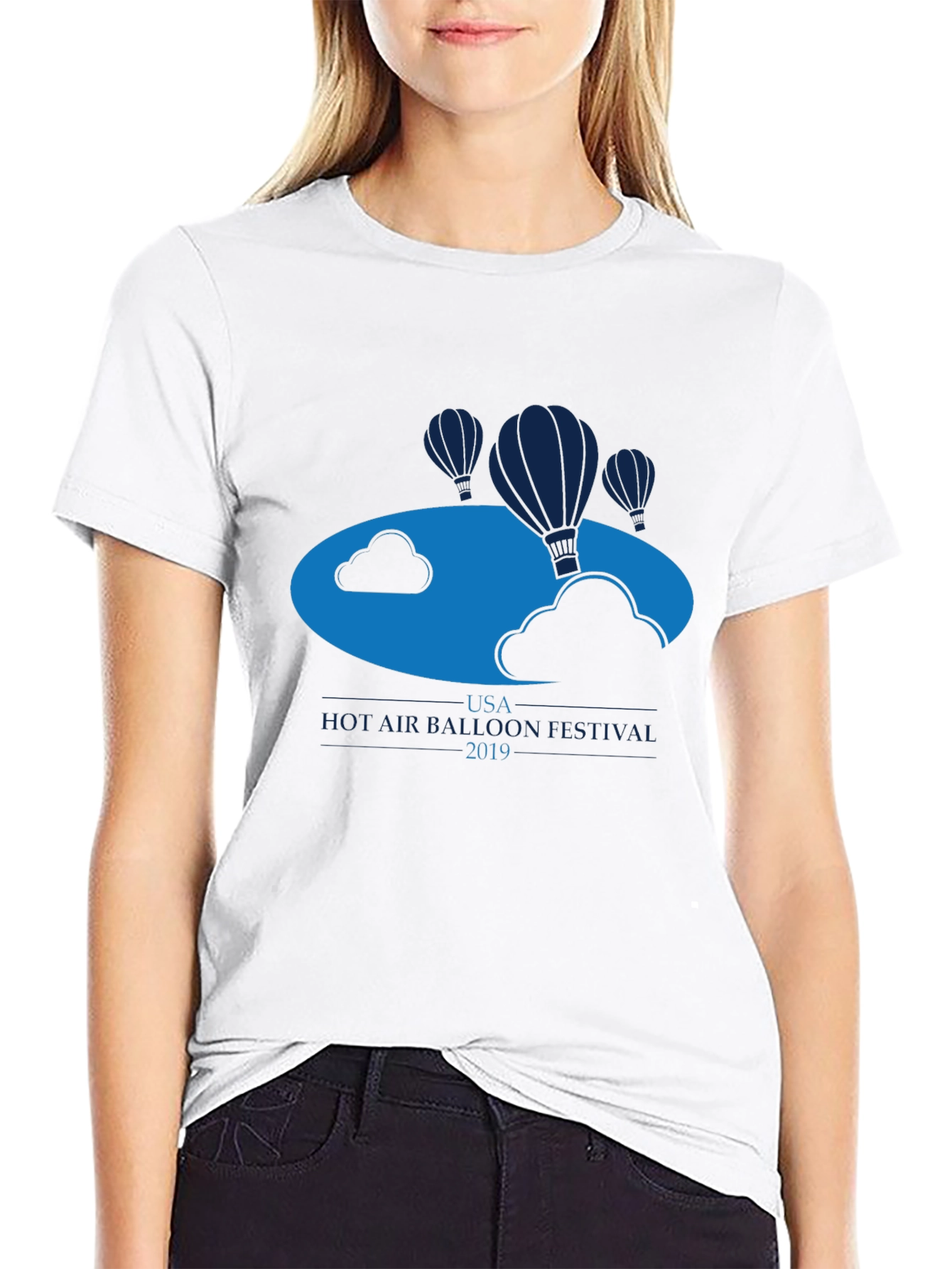 USA Hot Air Balloon Festival 2019 Black T-Shirt - 9