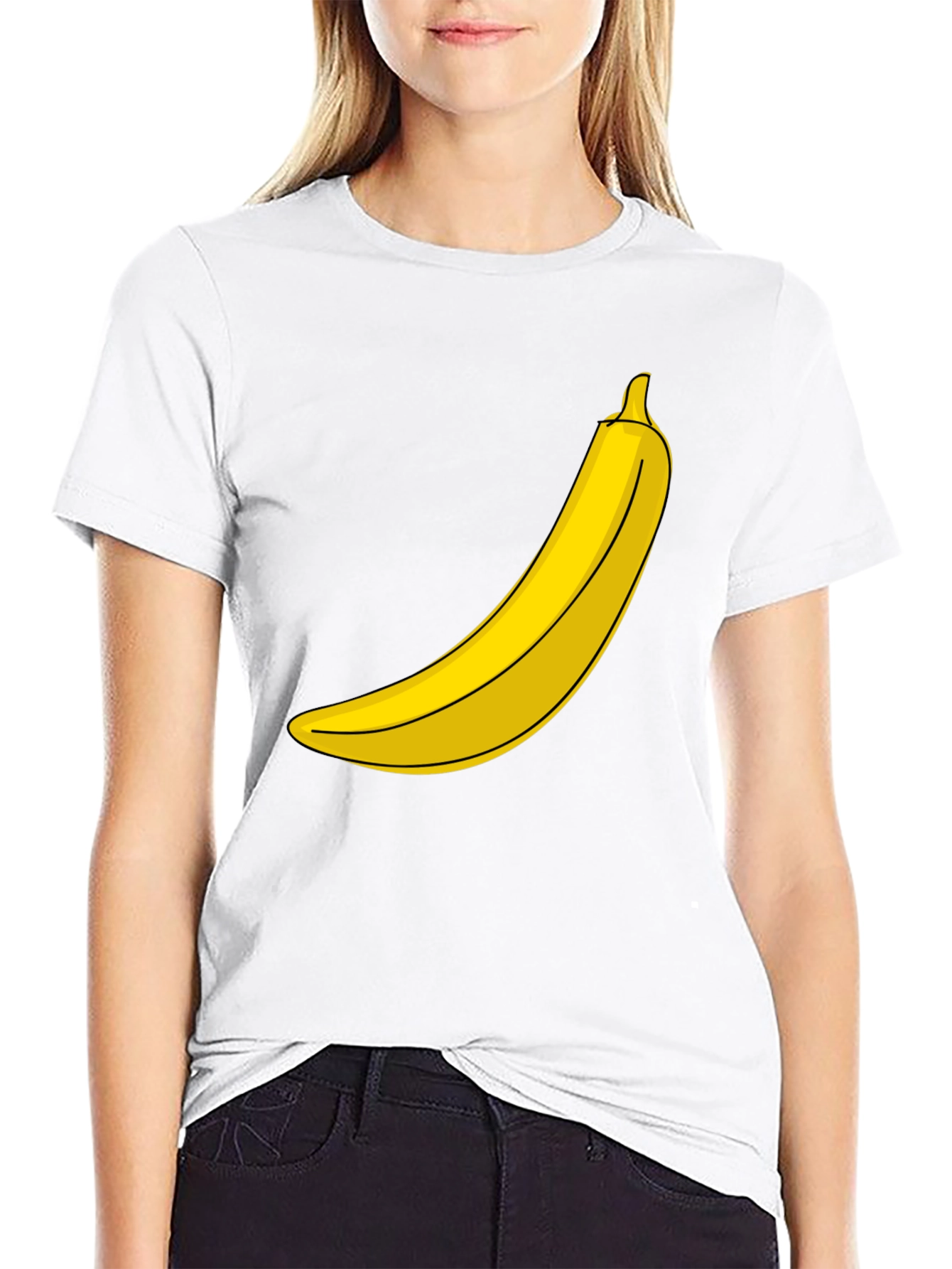 Black Banana Graphic T-Shirt - Funny Novelty Tee view 9