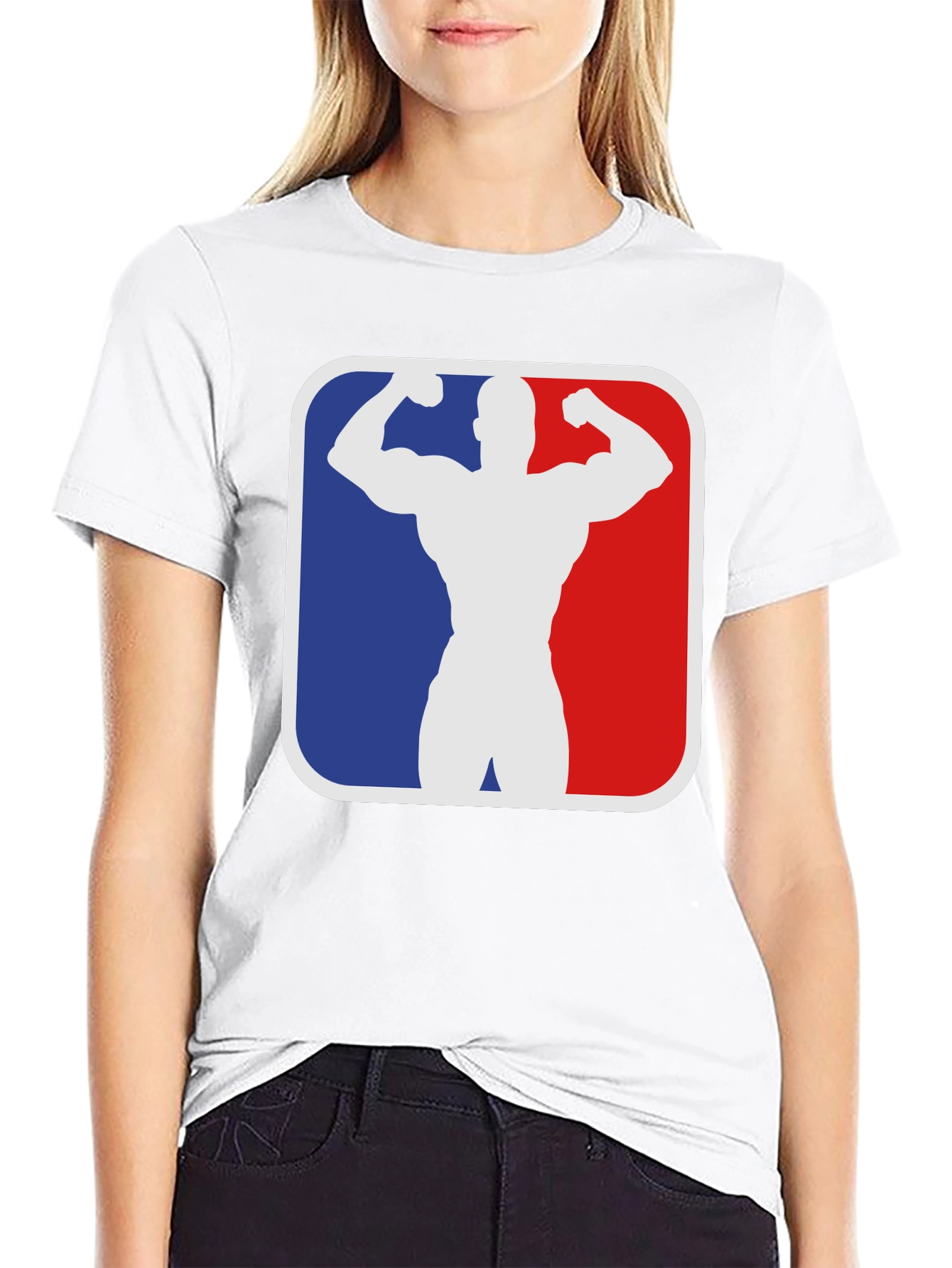 Black Muscle Bodybuilding Gym T-Shirt - Black view 9