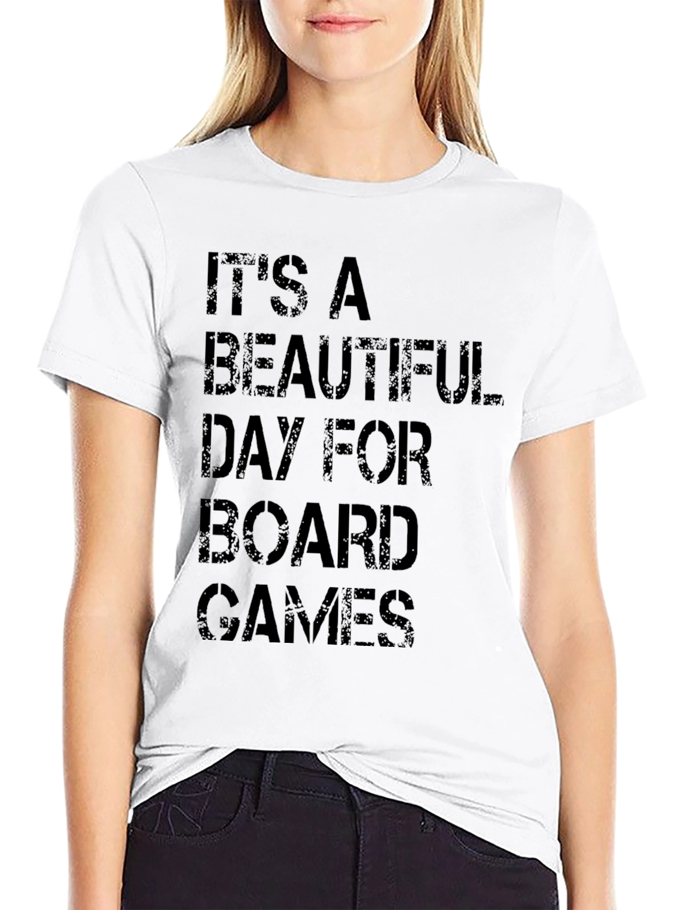 Black Board Game T-Shirt - It's A Beautiful Day view 9