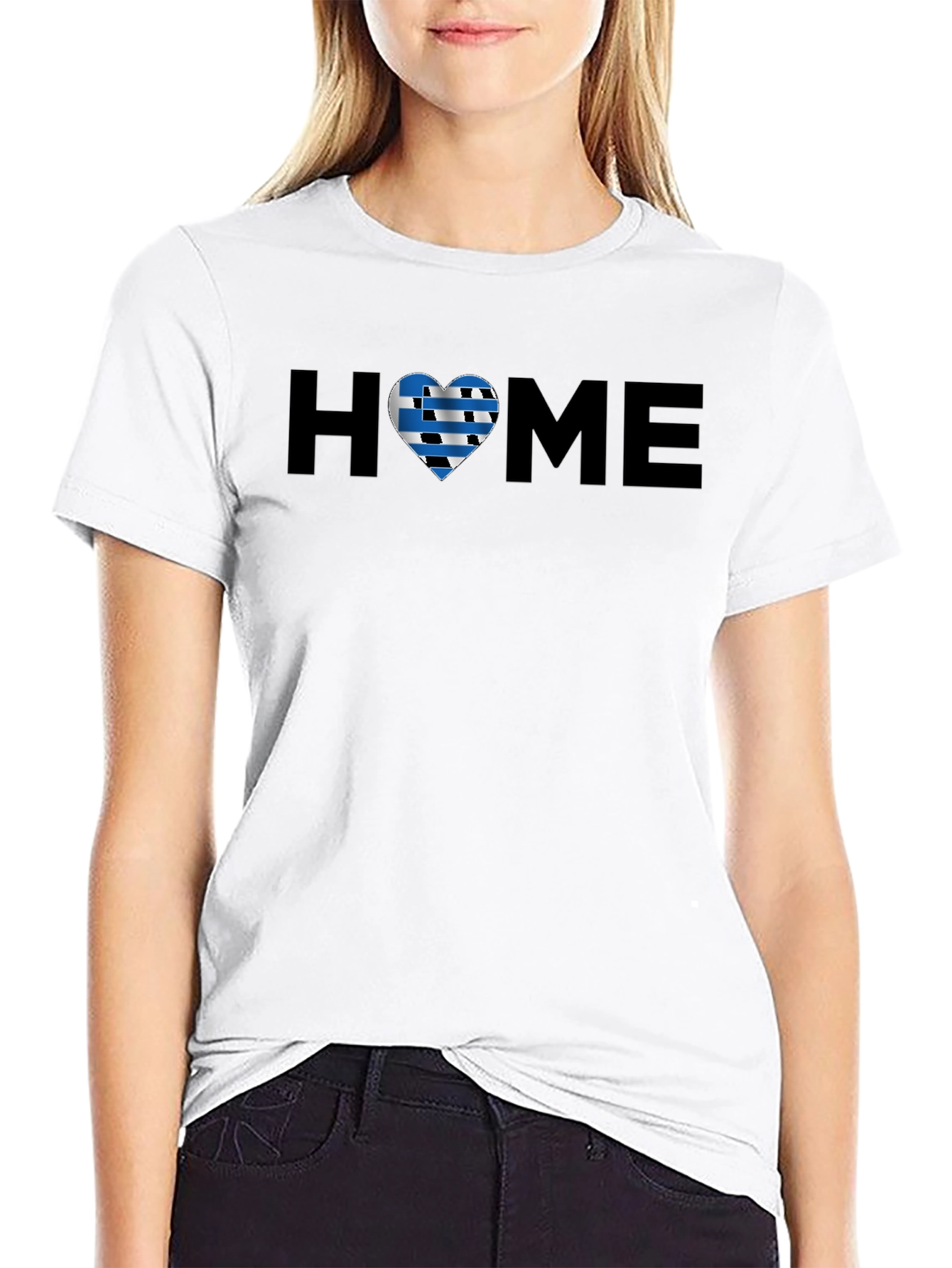 Black Greek Pride HOME Heart T-Shirt view 9