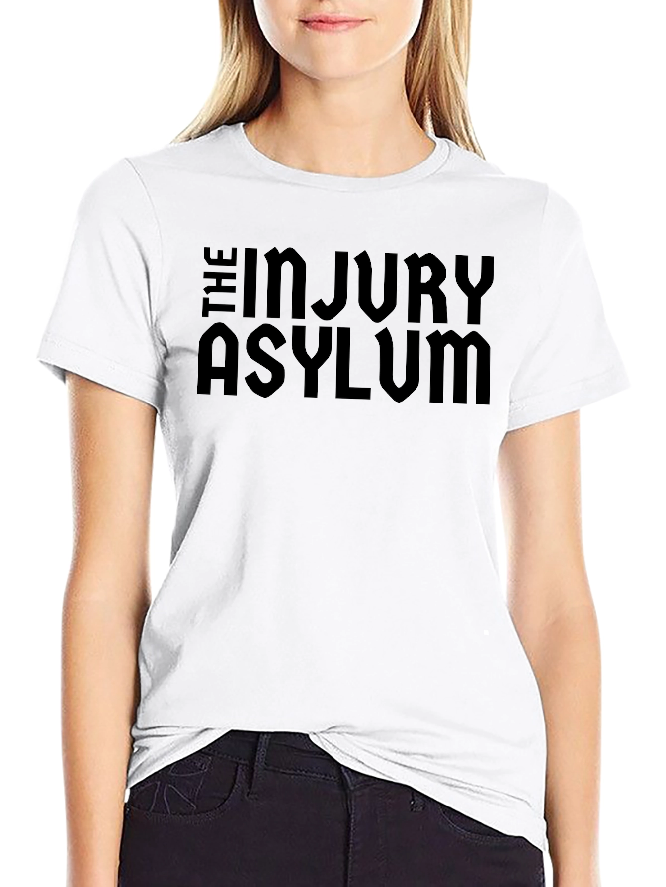 Black The Injury Asylum Black Graphic Tee view 9