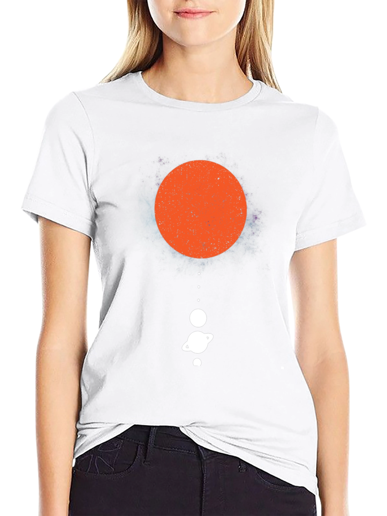 Black Planetary System Graphic Tee - Black Cotton view 9