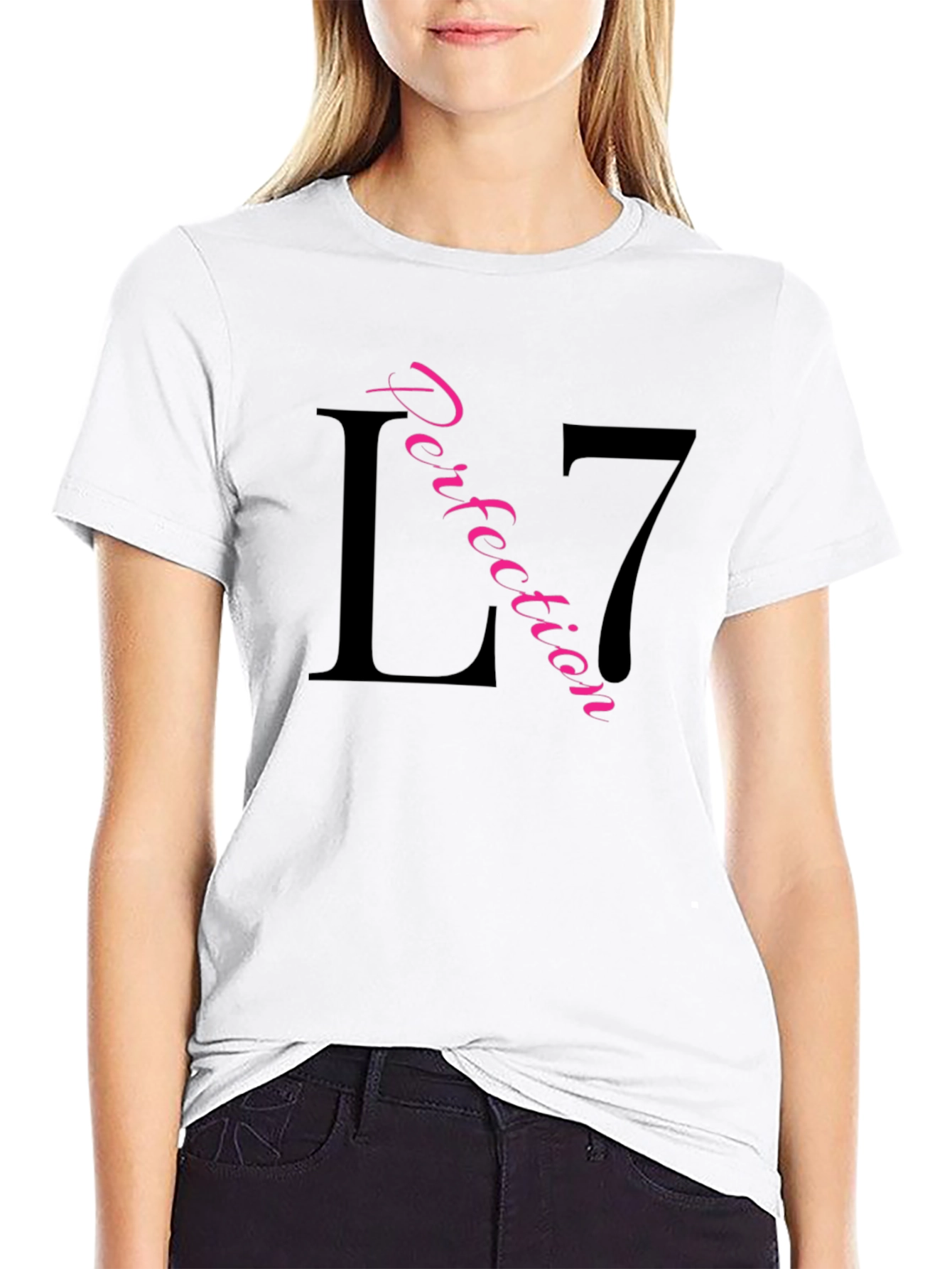 Black L7 Perfection Graphic T-Shirt view 9
