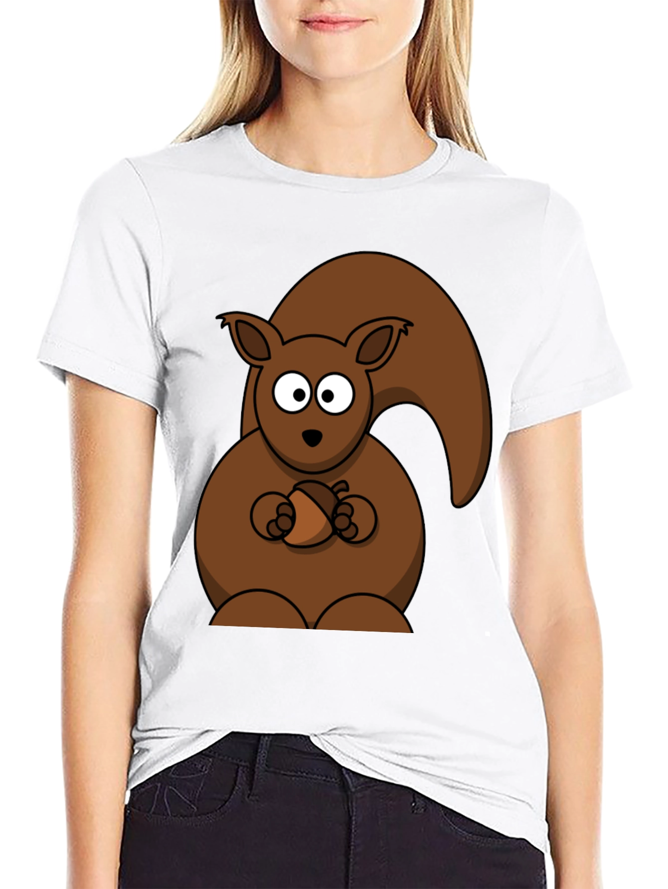 Black Funny Squirrel Nut T-Shirt view 9