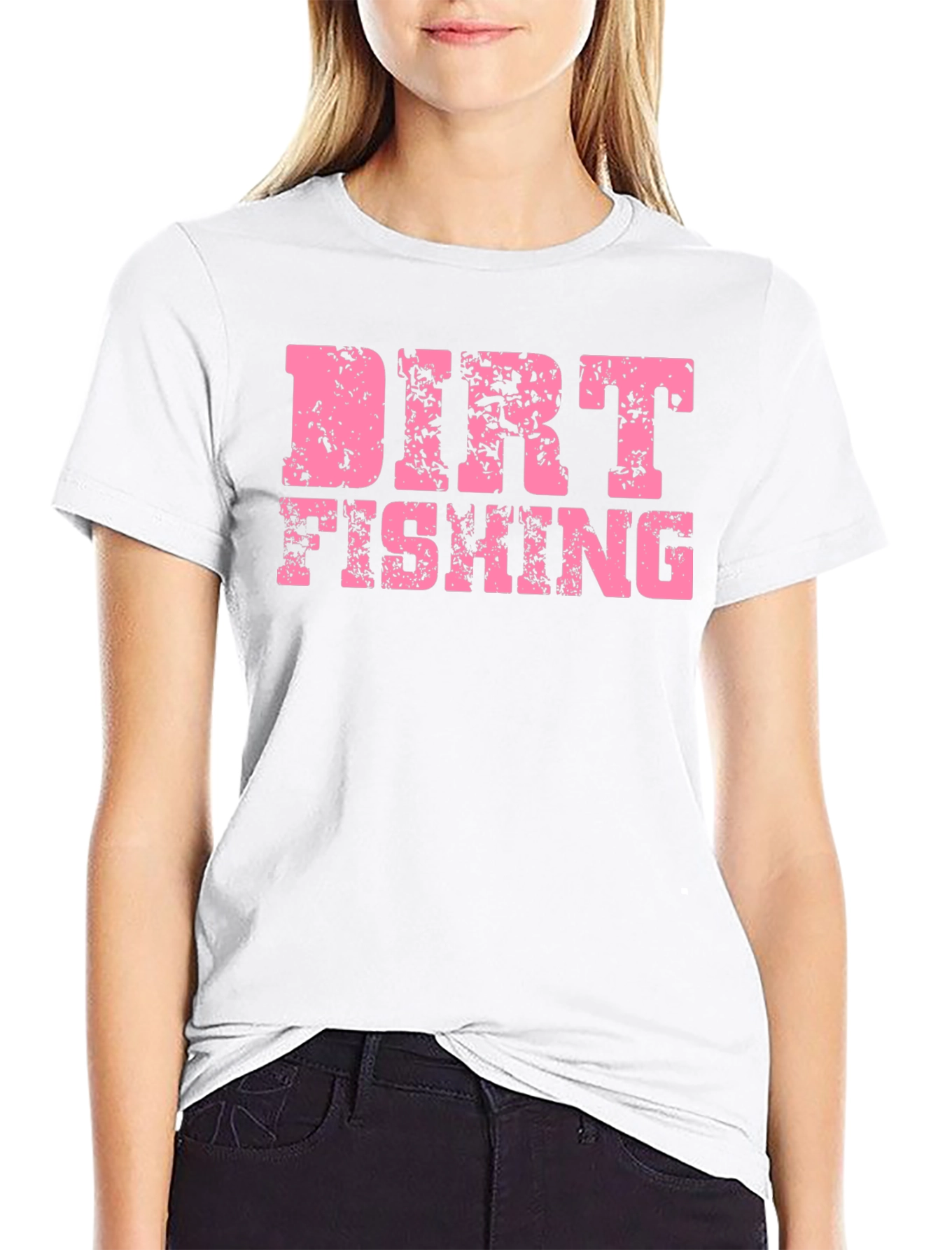 Black Dirt Fishing Graphic T-Shirt - Black view 9