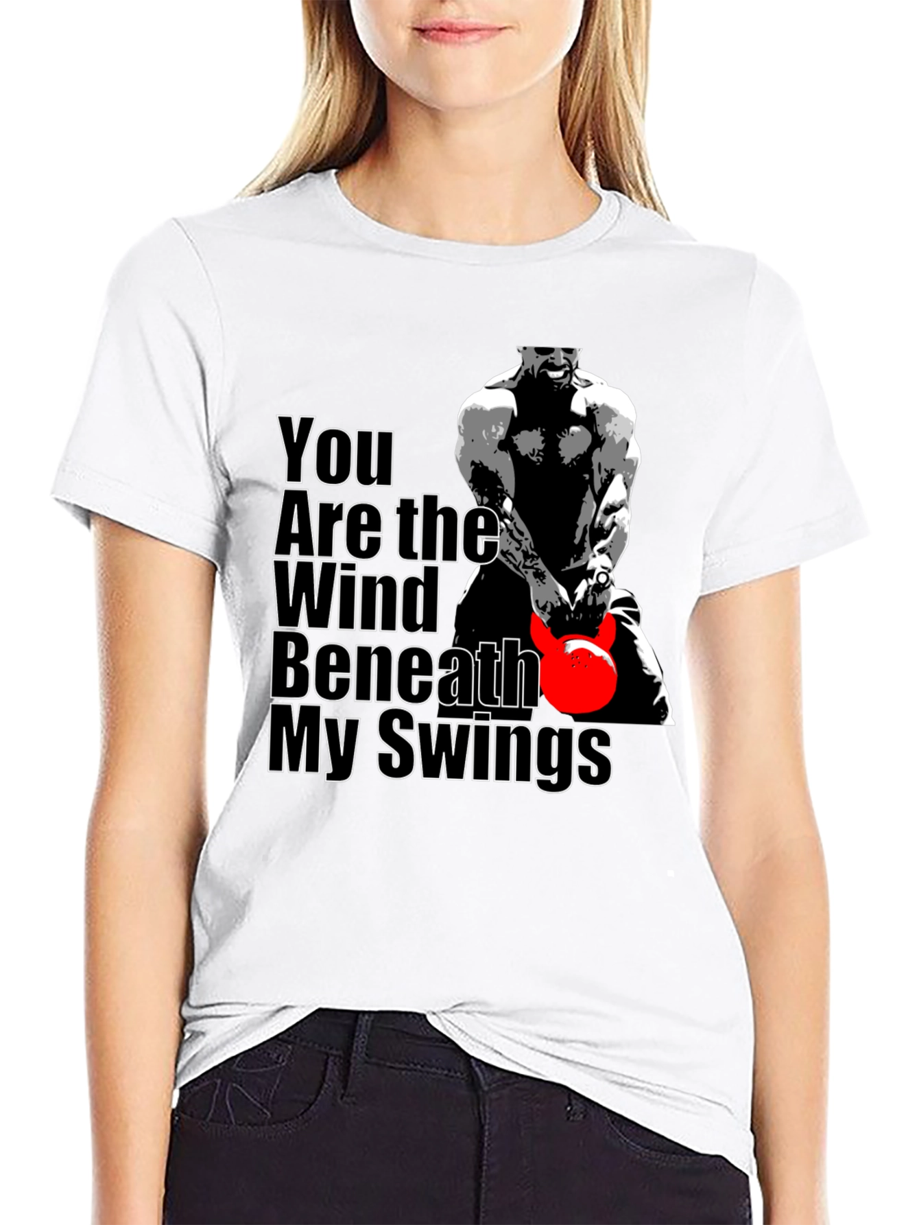 Black You Are the Wind Beneath My Swings Graphic T-Shirt view 9