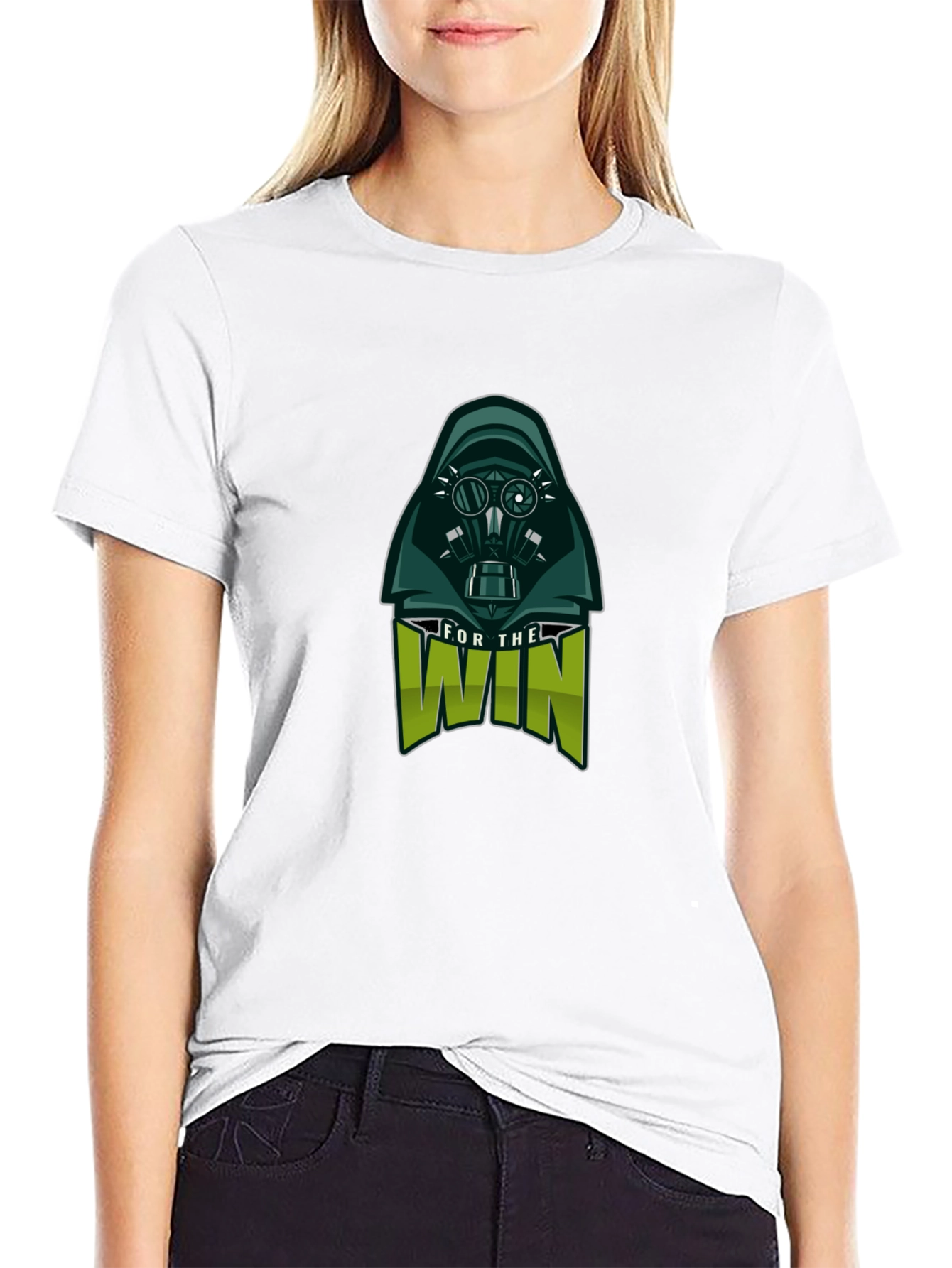 Black For The Win T-Shirt view 9