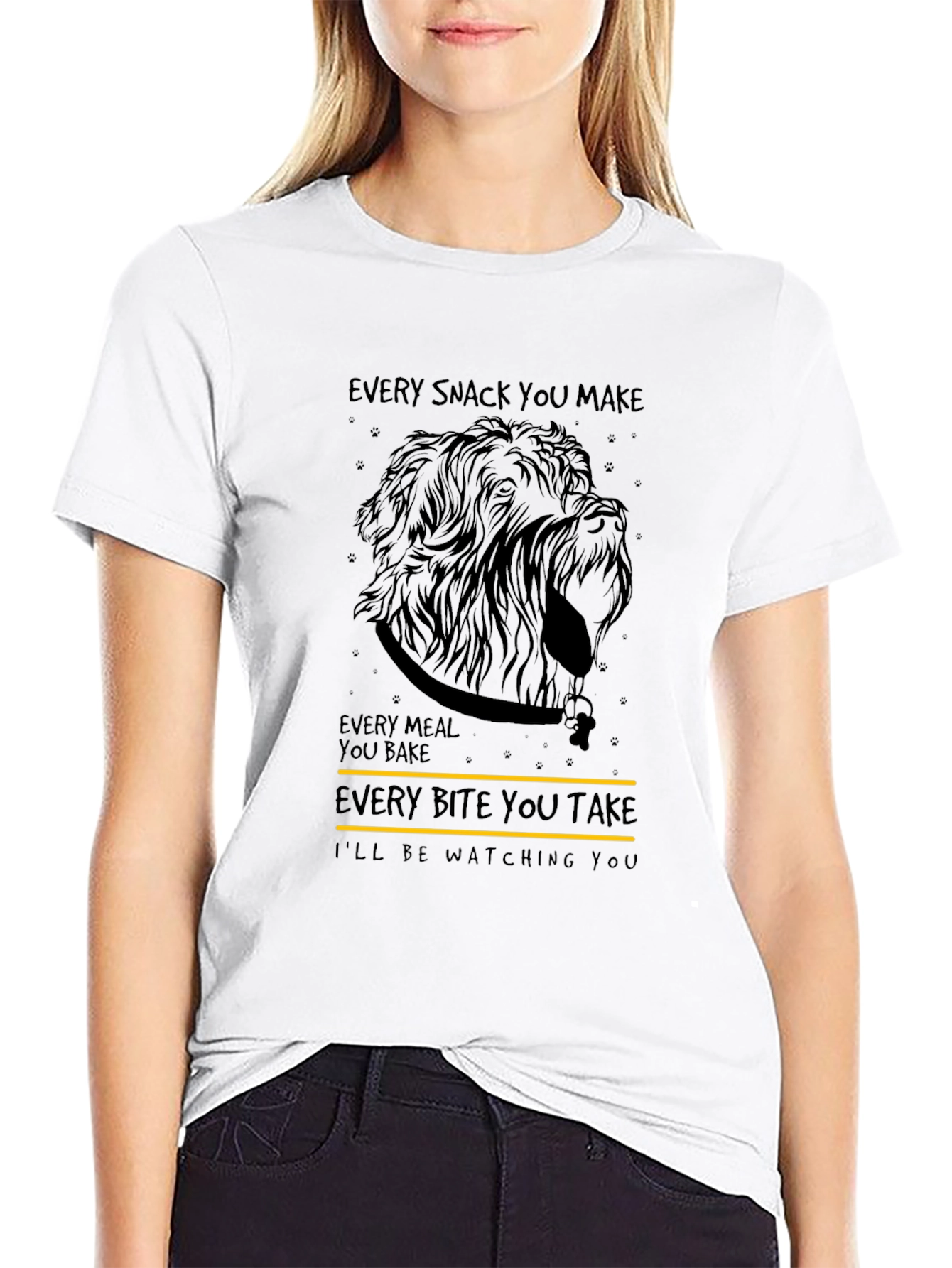Black Dog Lover T-Shirt - Every Bite You Take view 9