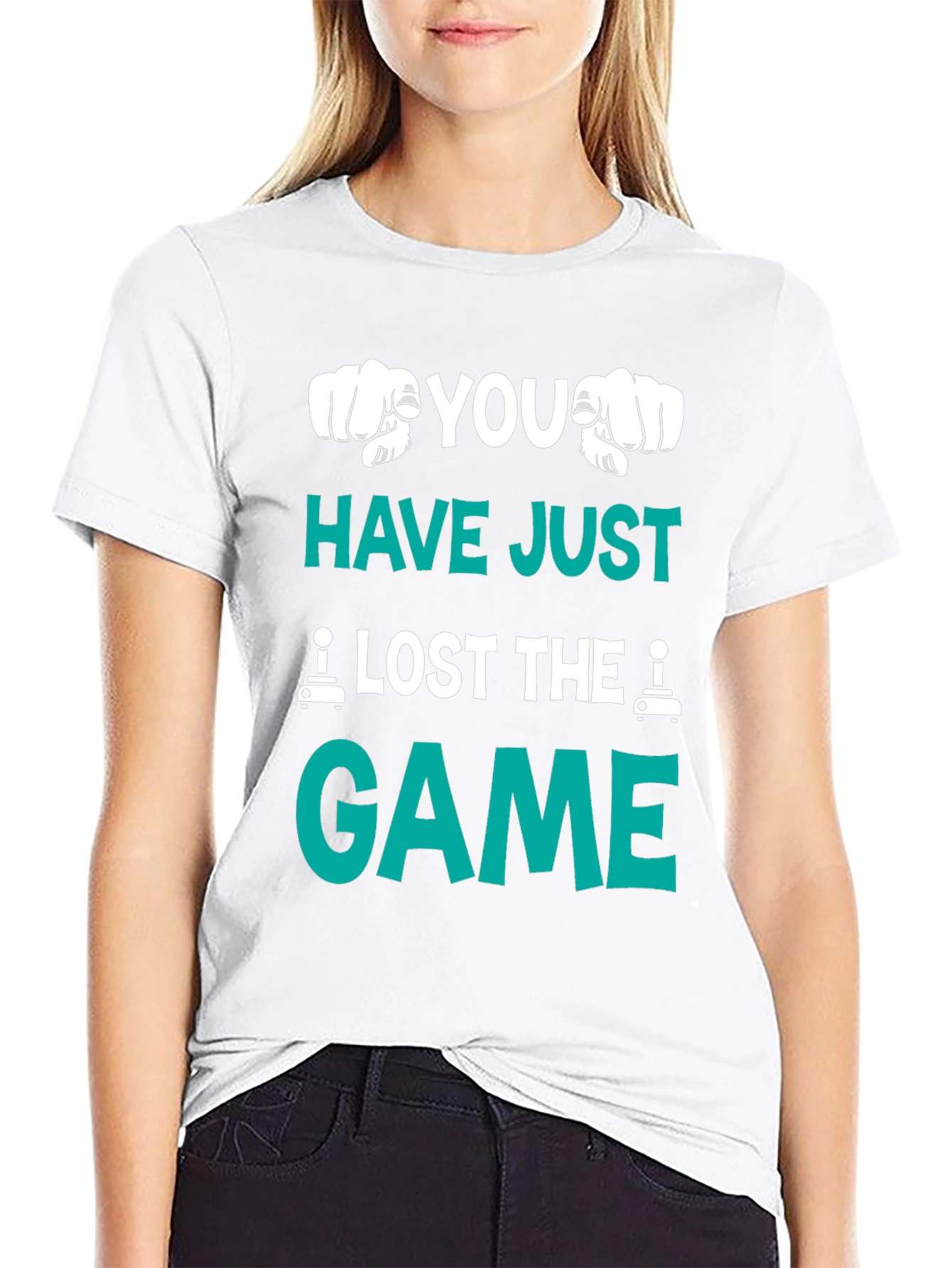 Black You Lost The Game Graphic Tee - Gamer Style view 9