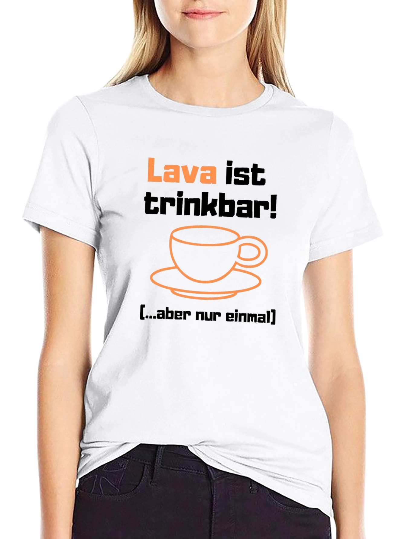 Black Lava is Trinkbar T-Shirt - German Humor Tee view 9