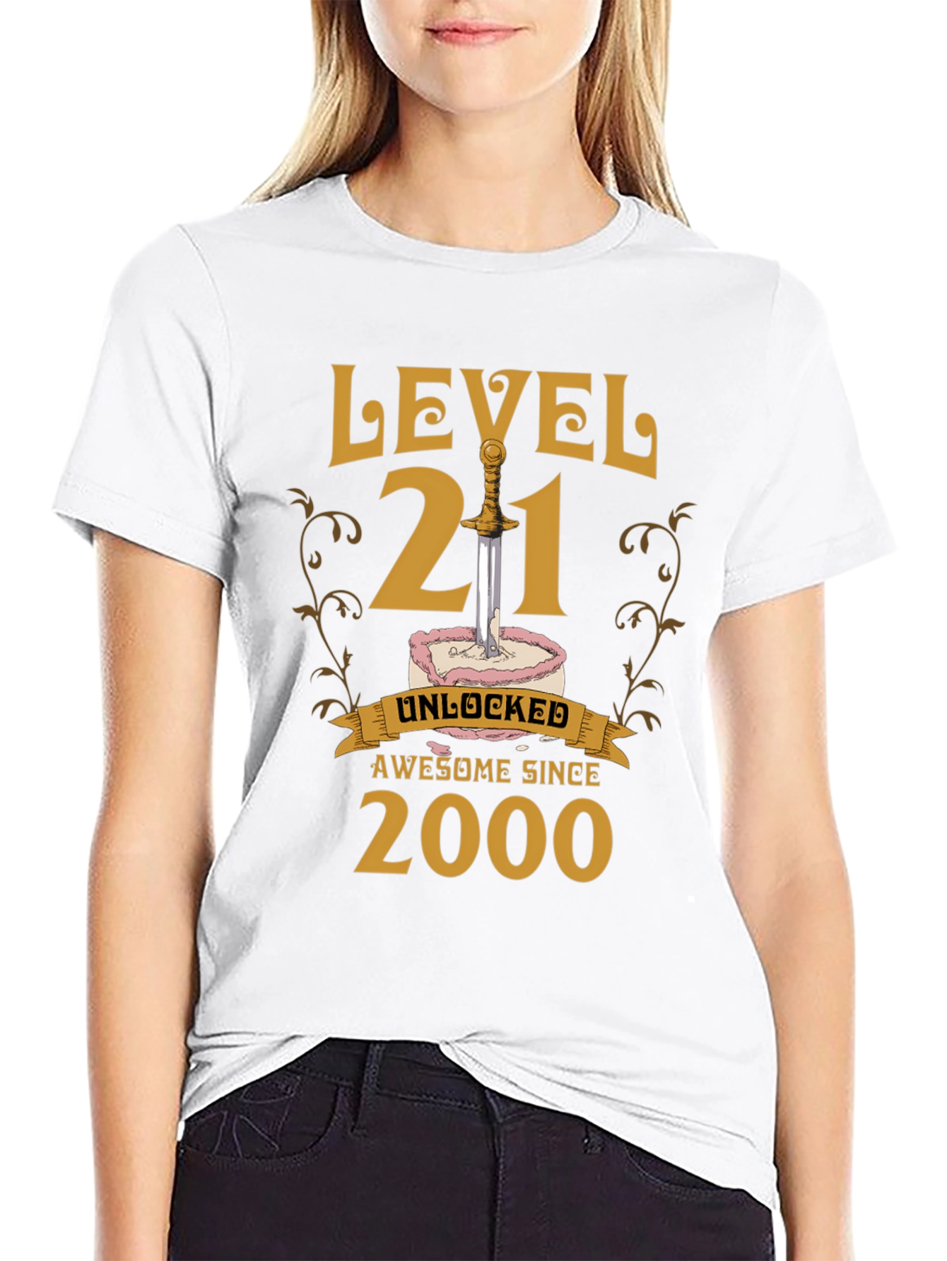 Black Level 21 Unlocked T-Shirt - Awesome Since 2000 view 9