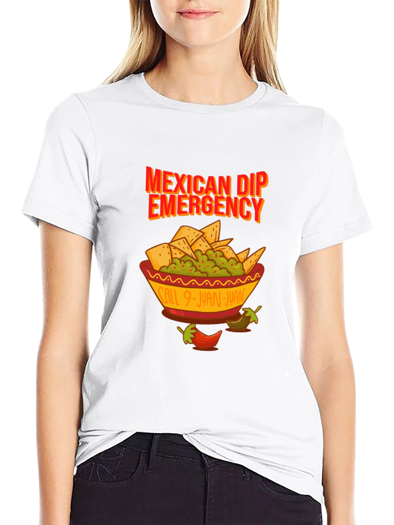 Black Mexican Dip Emergency T-Shirt view 9