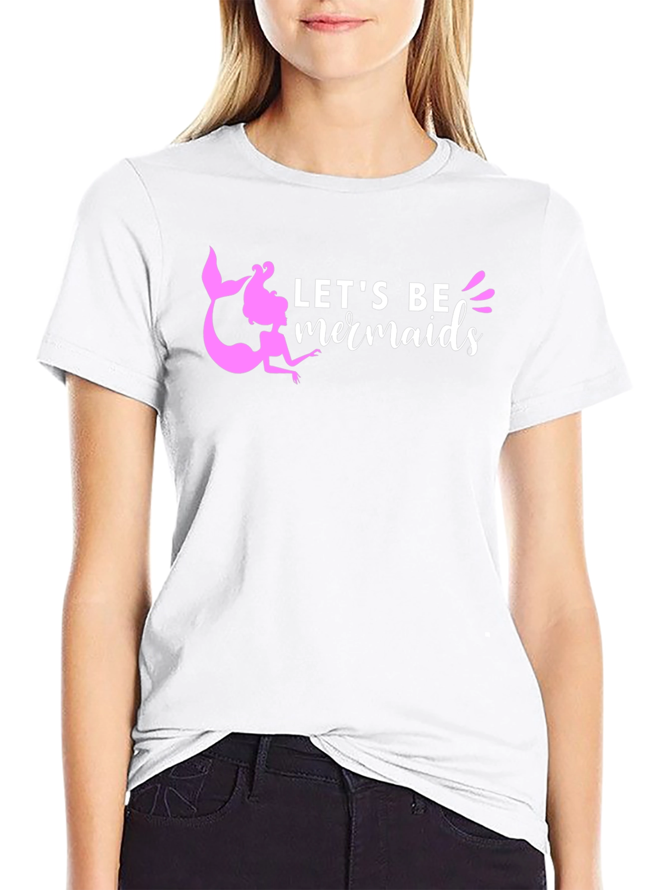 Let's Be Mermaids Graphic Tee - 9