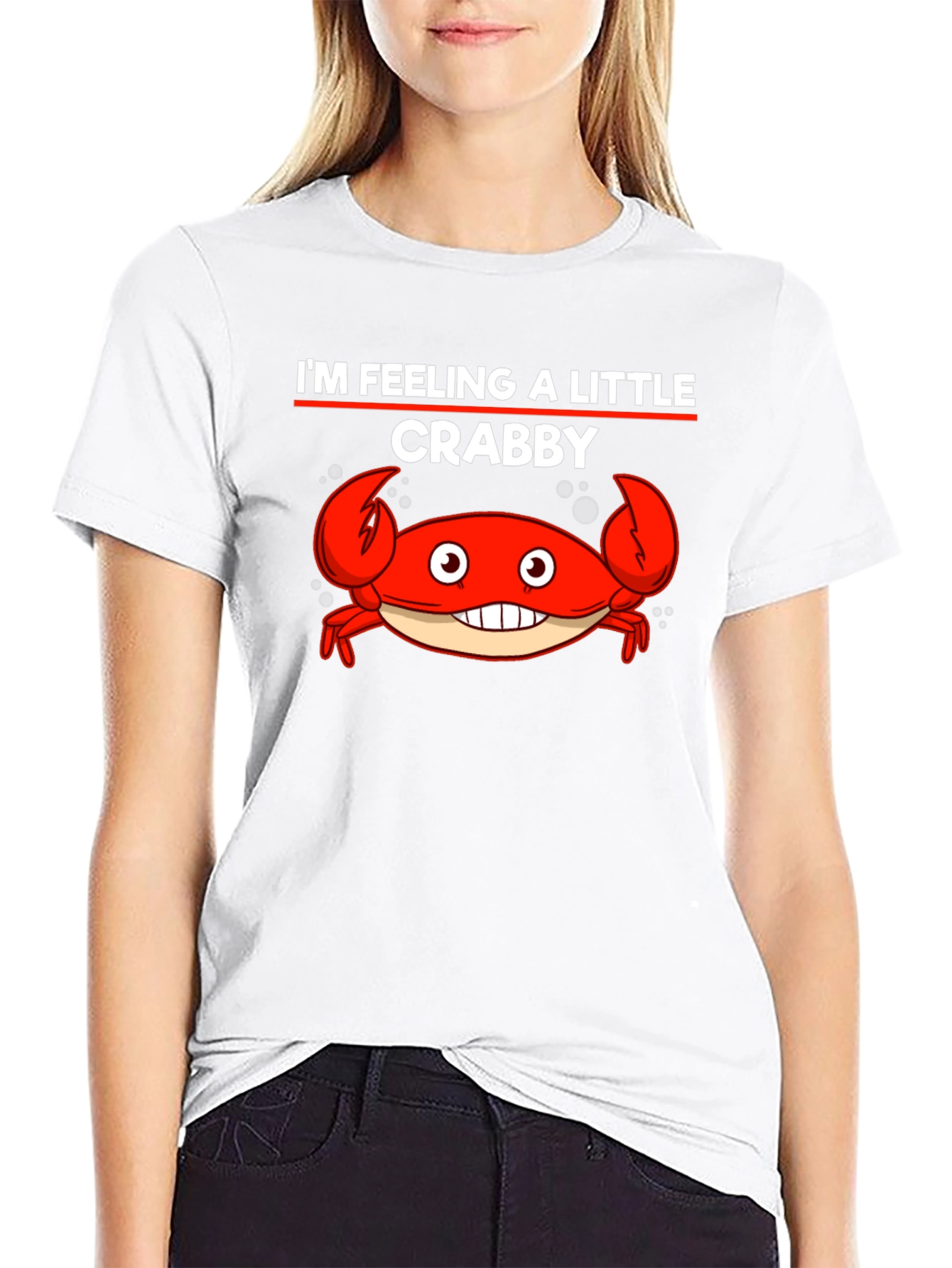 I'm Feeling A Little Crabby Funny Graphic T-Shirt - 9