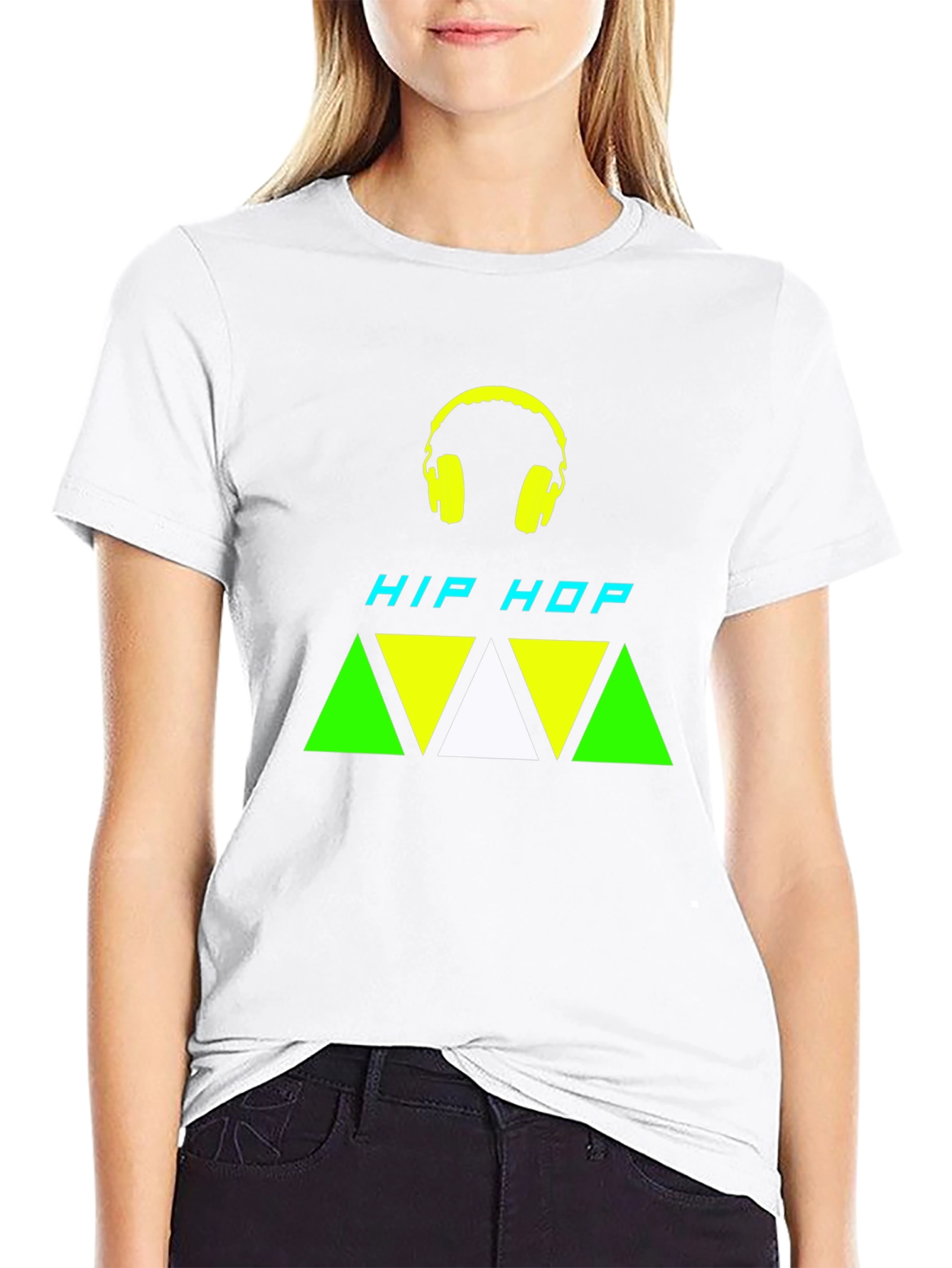 Black Hip Hop Graphic Tee - Stylish & Trendy Black T-Shirt view 9