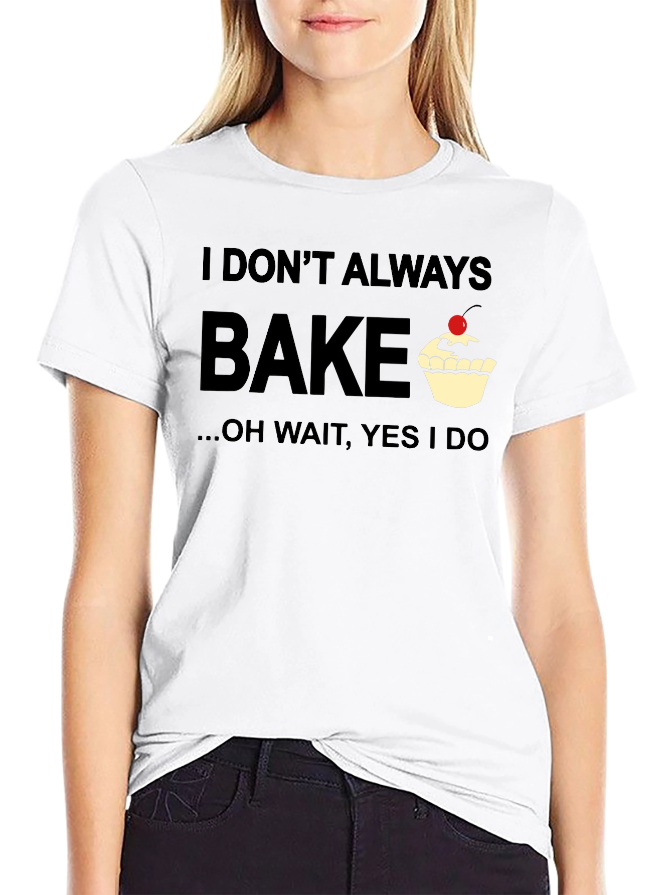 Black Bake Graphic Tee - "I Don't Always Bake" view 9