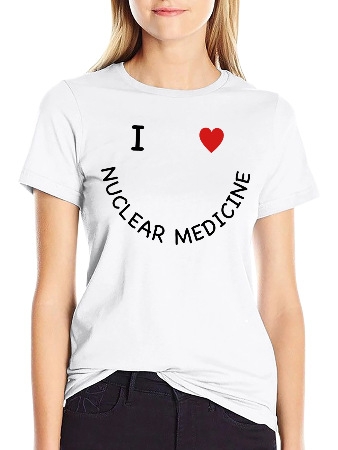 Black I Heart Nuclear Medicine Black T-Shirt view 9
