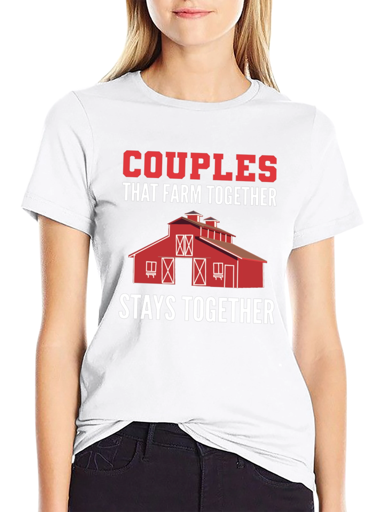 Black Couples That Farm Together Stay Together T-Shirt view 9