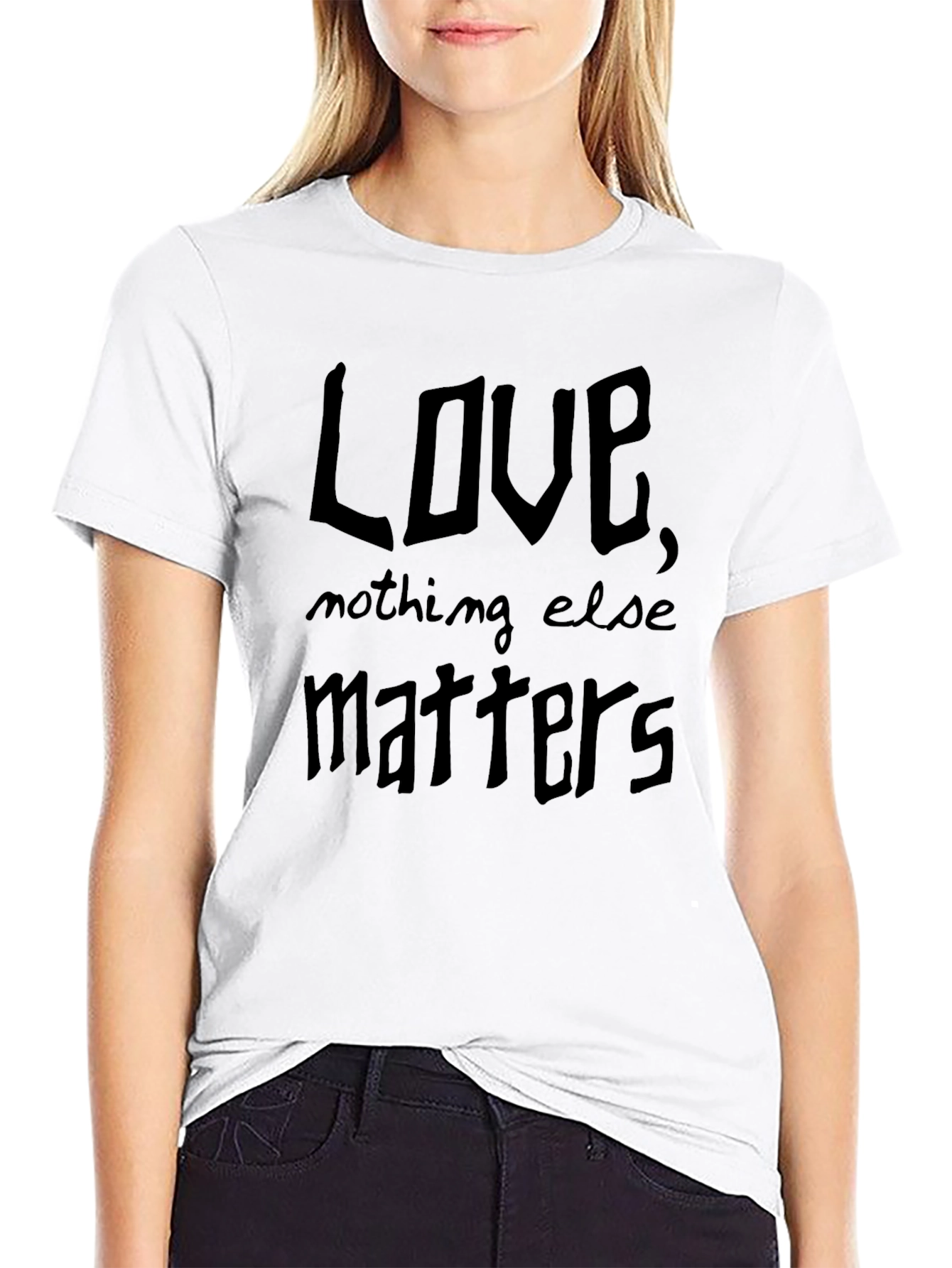 Black Love Matters Graphic T-Shirt view 9