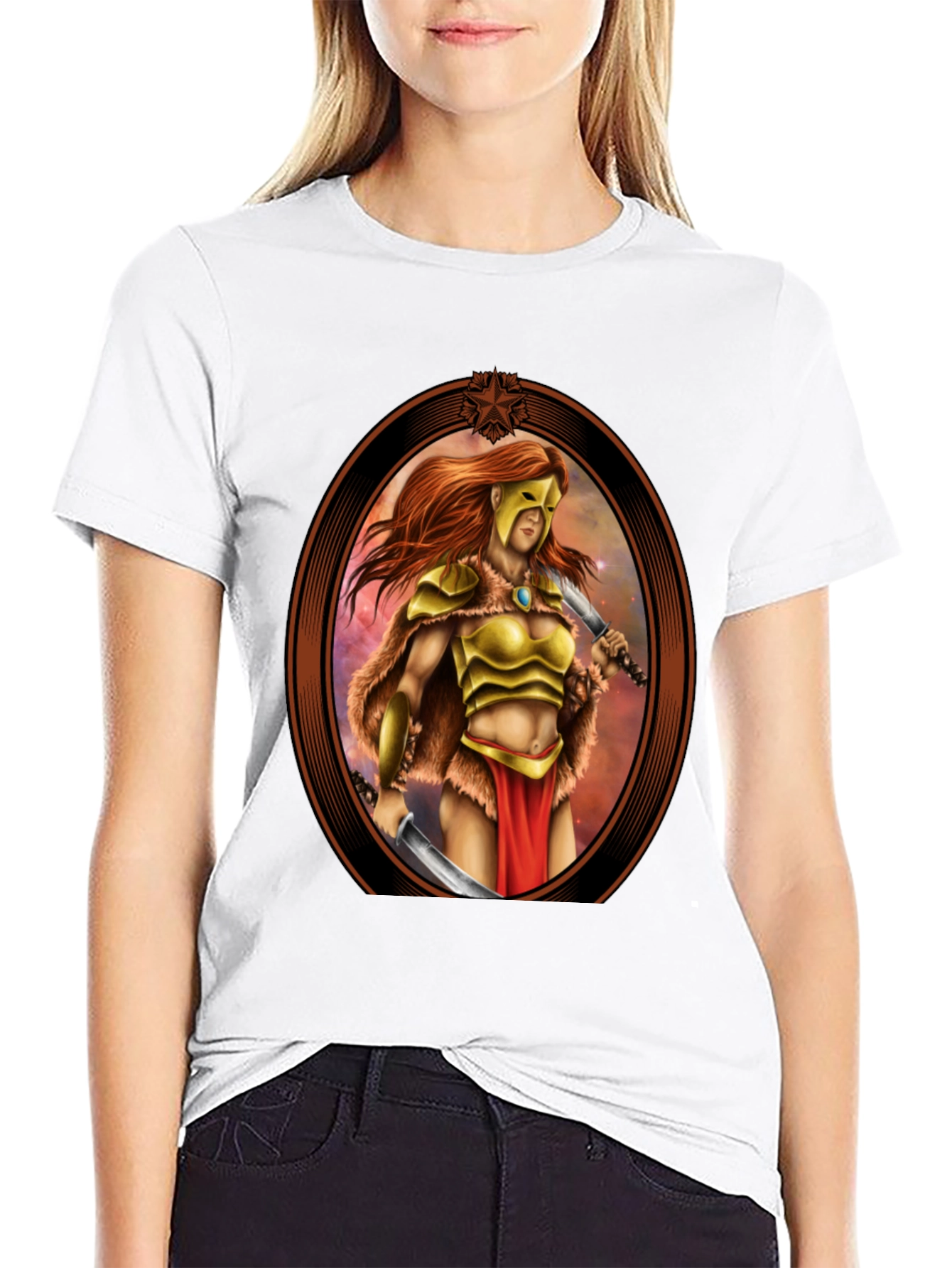 Black Warrior Woman Graphic Tee view 9