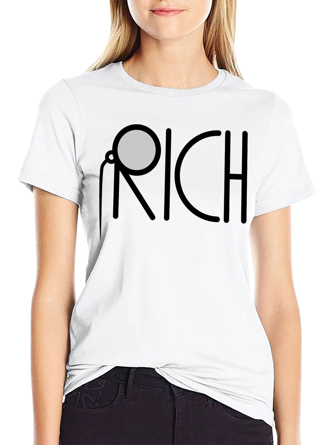 Black Monocle RICH Graphic Tee - Unique Fashion Statement view 9