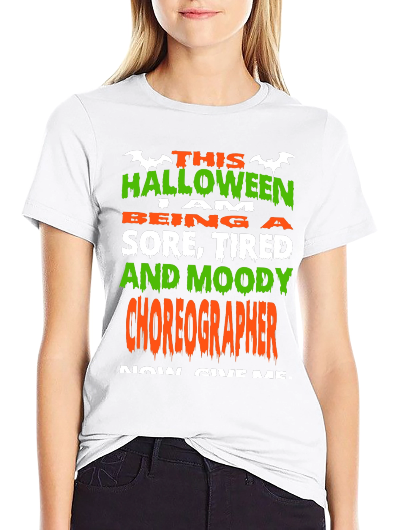 Black Halloween Choreographer T-Shirt view 9