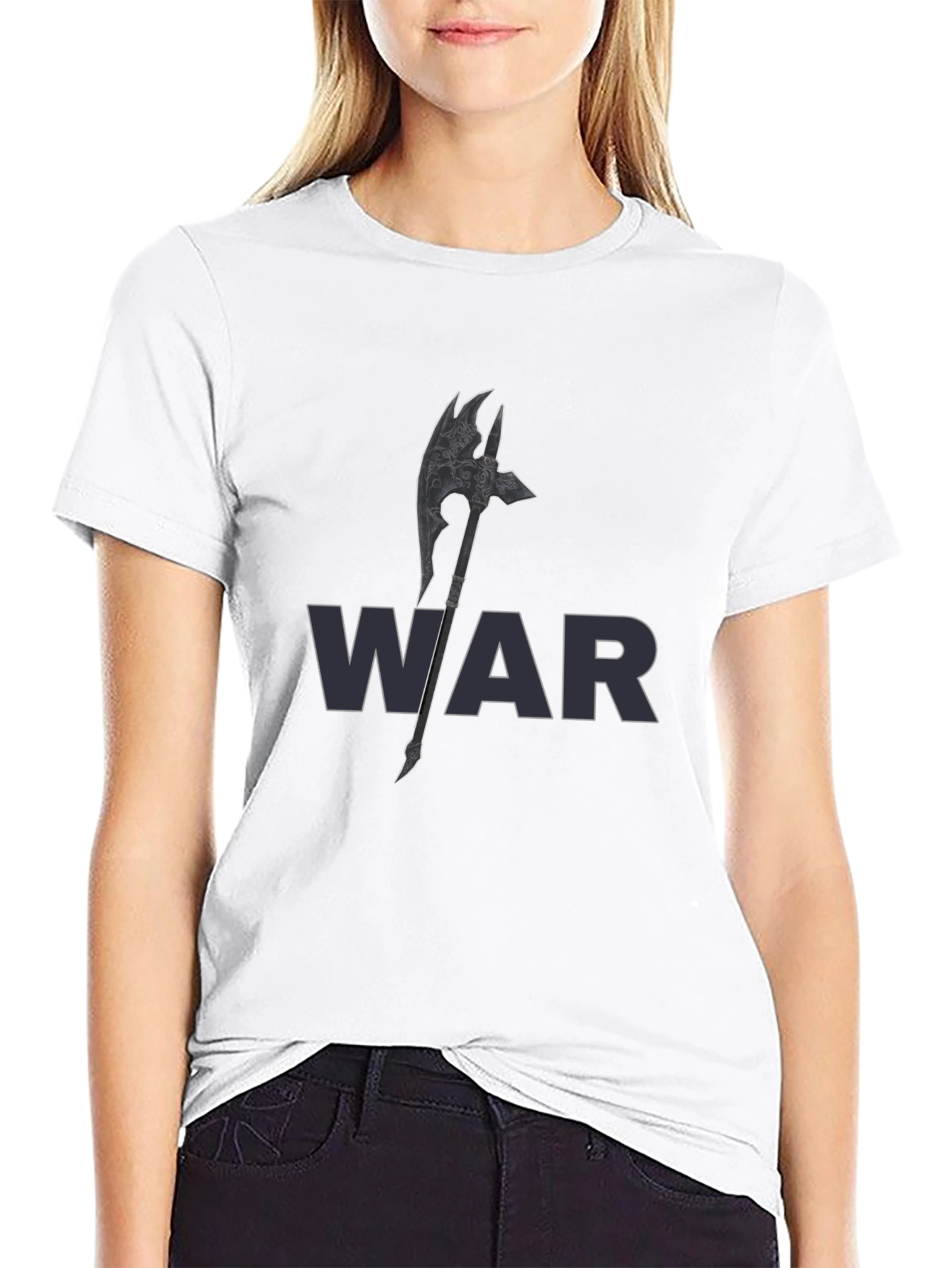 War Axe Graphic Tee - Men's Black T-Shirt - 9
