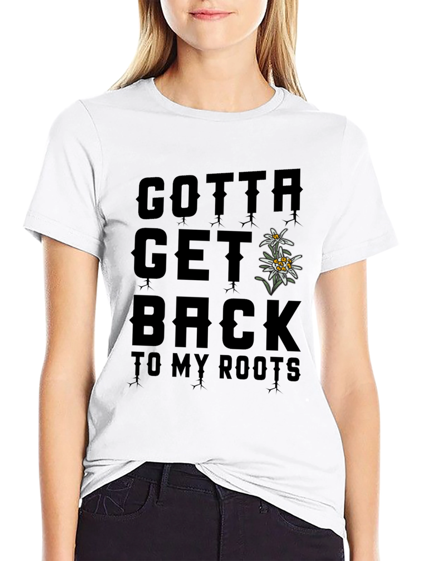 Black Gotta Get Back to My Roots T-Shirt view 9