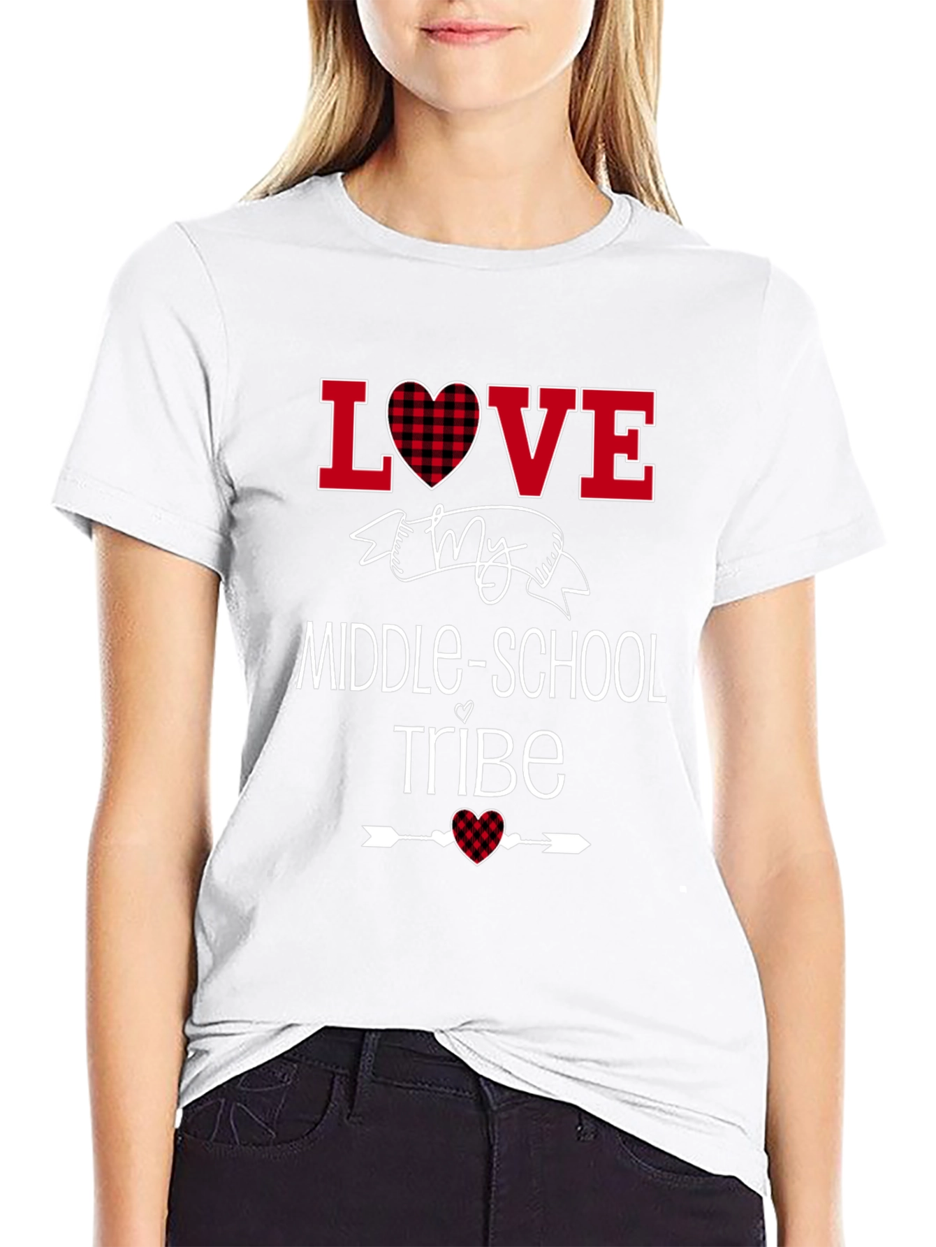 Black Love My Middle School Tribe Graphic Tee view 9
