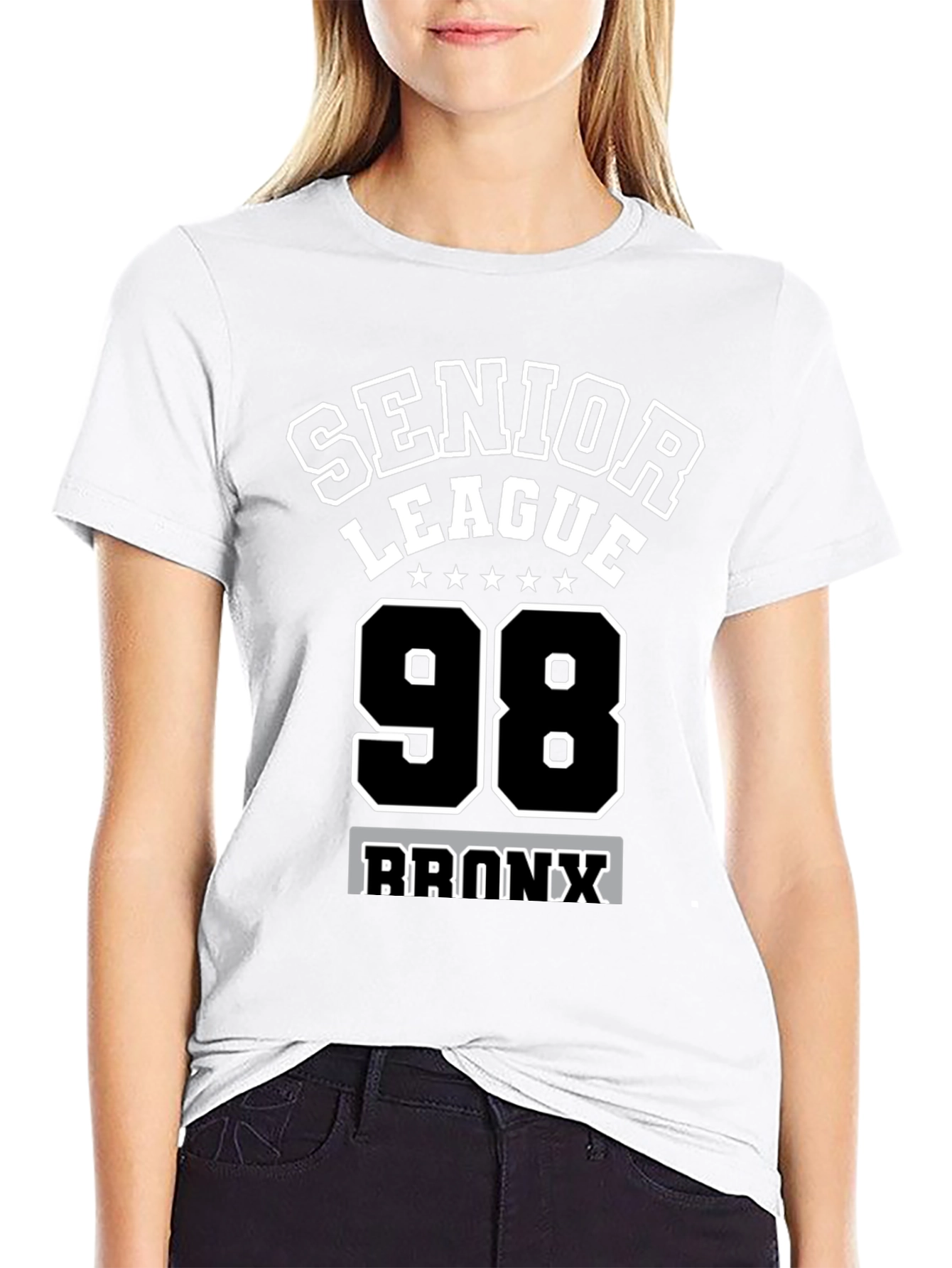 Black Senior League '98 Bronx Black T-Shirt view 9