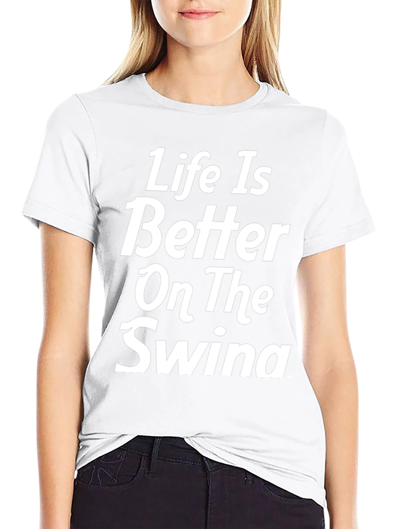 Black Life is Better On The Swina T-Shirt view 9