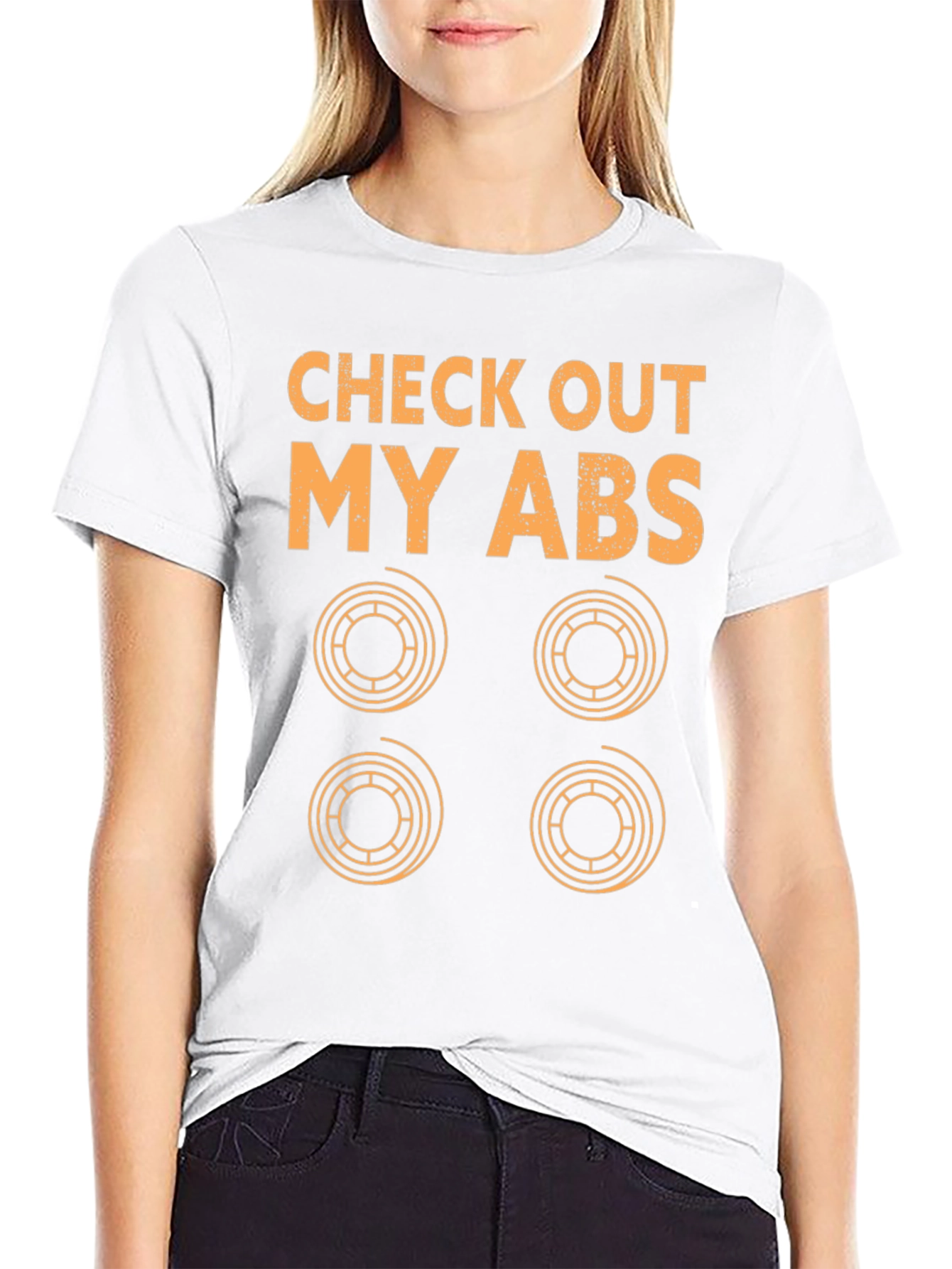 Black Check Out My ABS T-Shirt - Funny Auto Body Mechanic Tee view 9