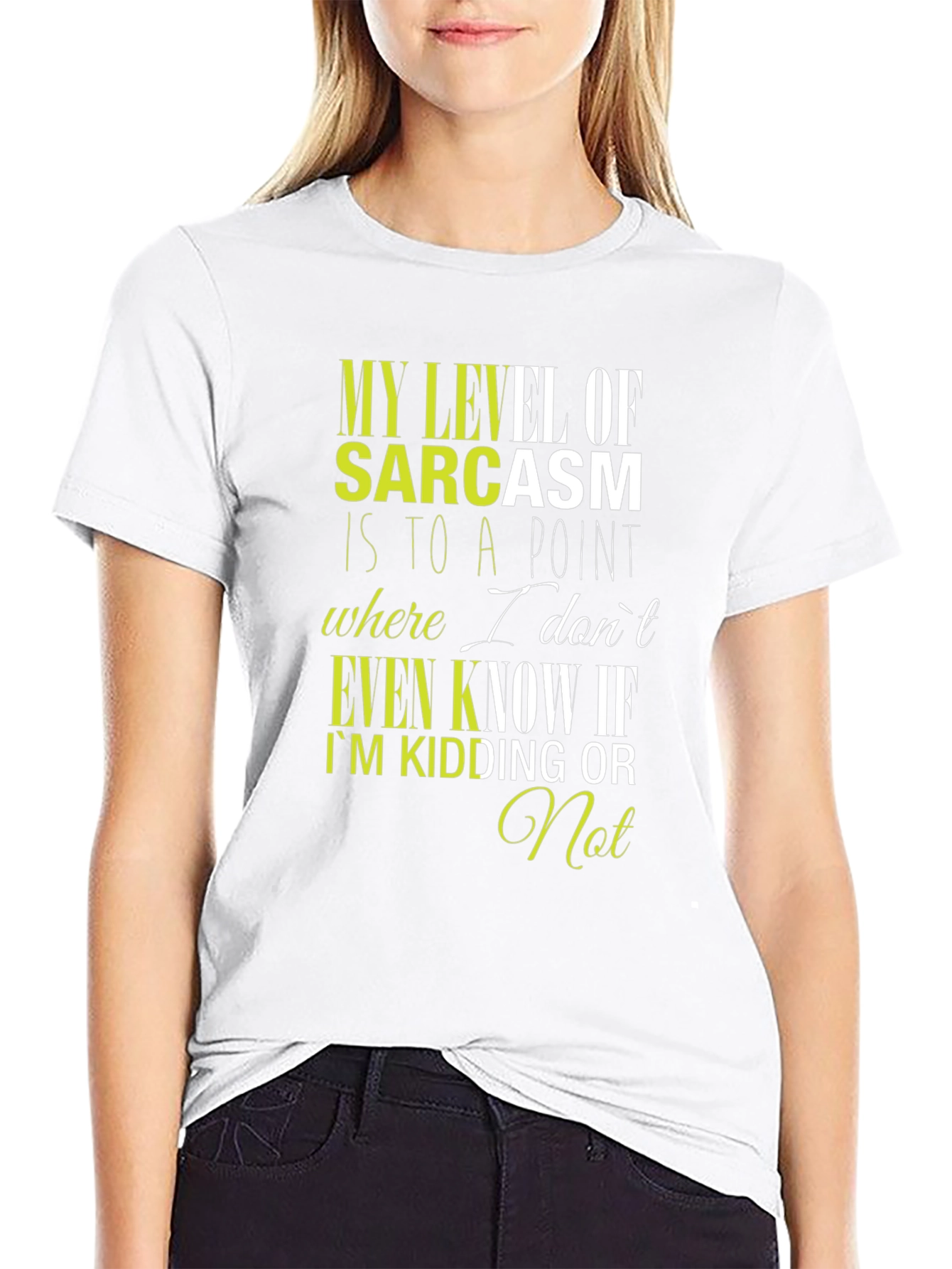 Black Sarcastic Humor T-Shirt - Funny Graphic Tee view 9