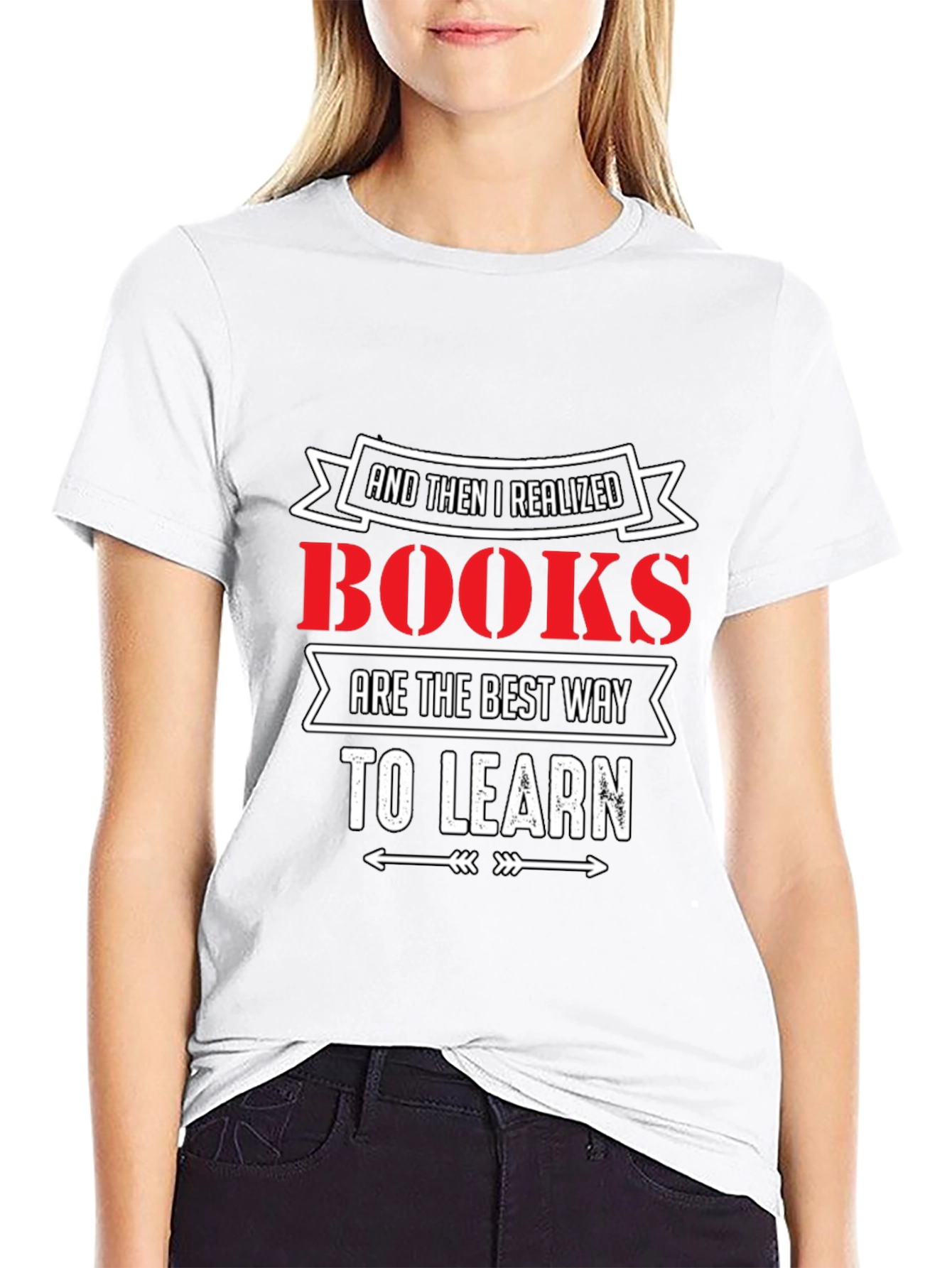 Black Books Are the Best Way to Learn T-Shirt view 9