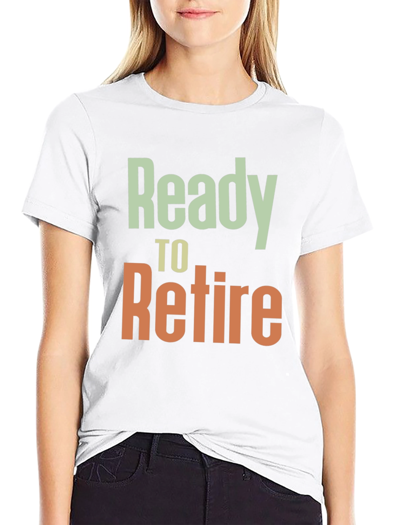 Black Ready to Retire T-Shirt - Retirement Gift view 9