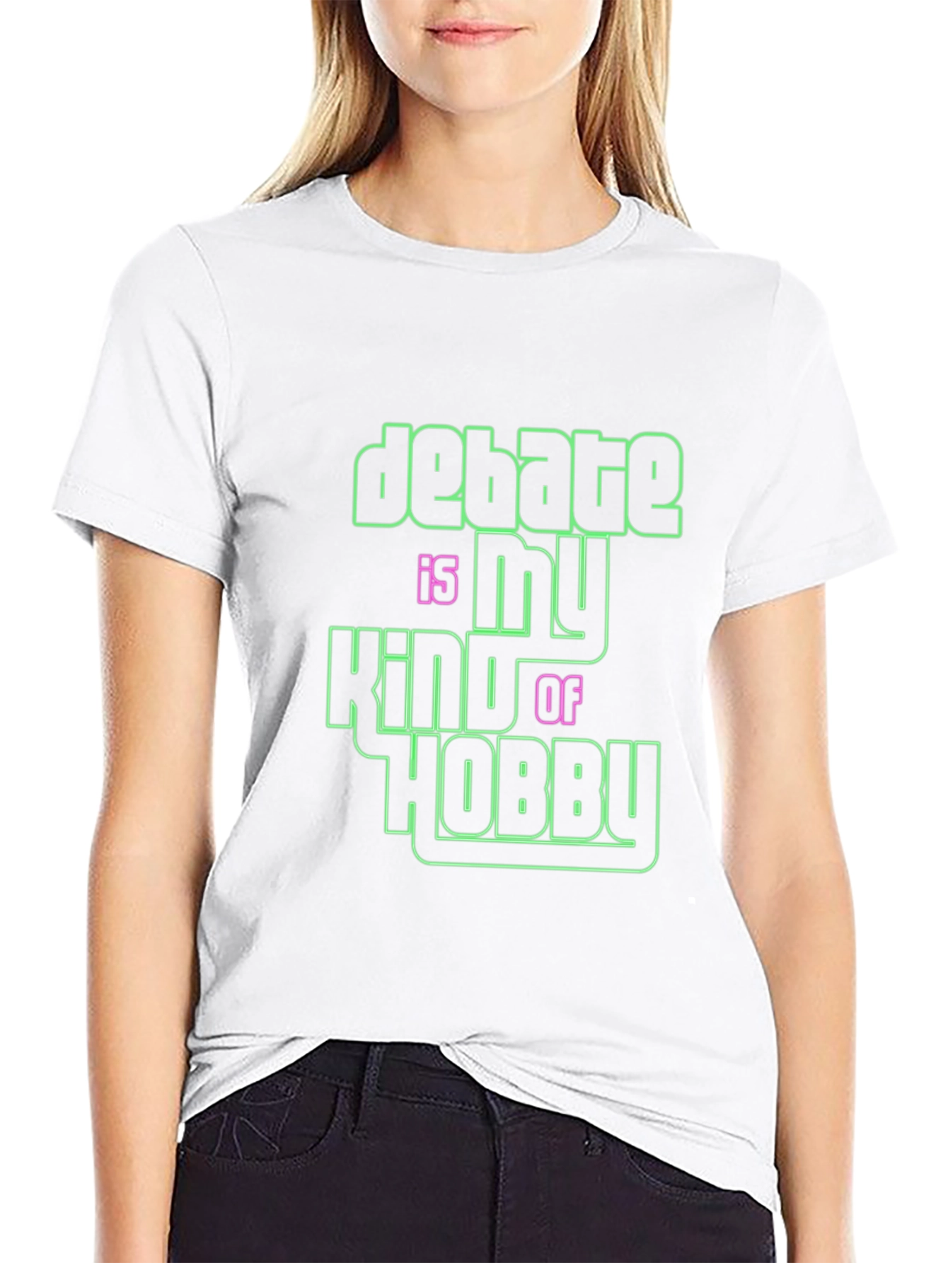 Black Debate Hobby Graphic Tee - Bold Style view 9