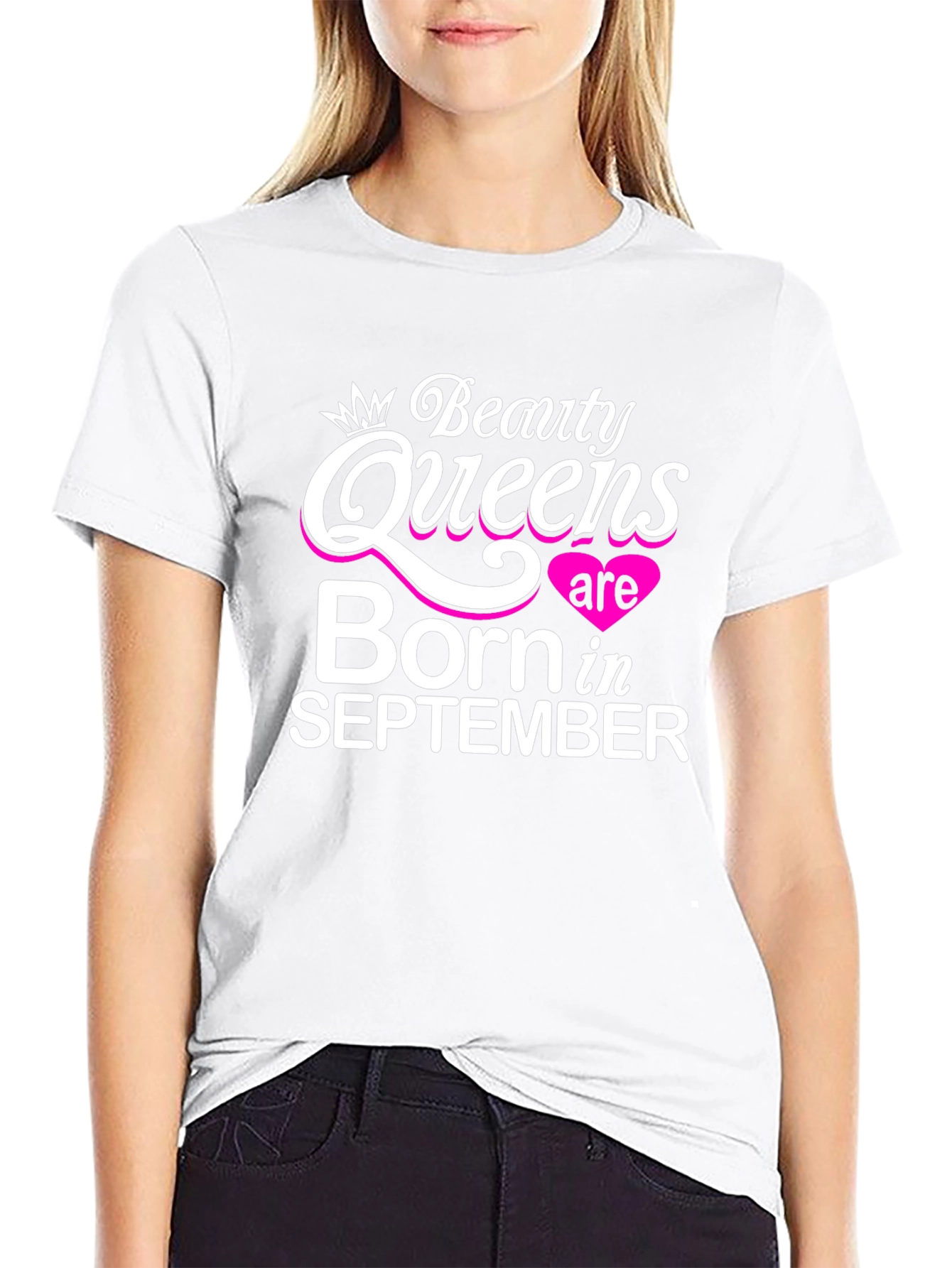 Black Beauty Queens Born in September T-Shirt view 9