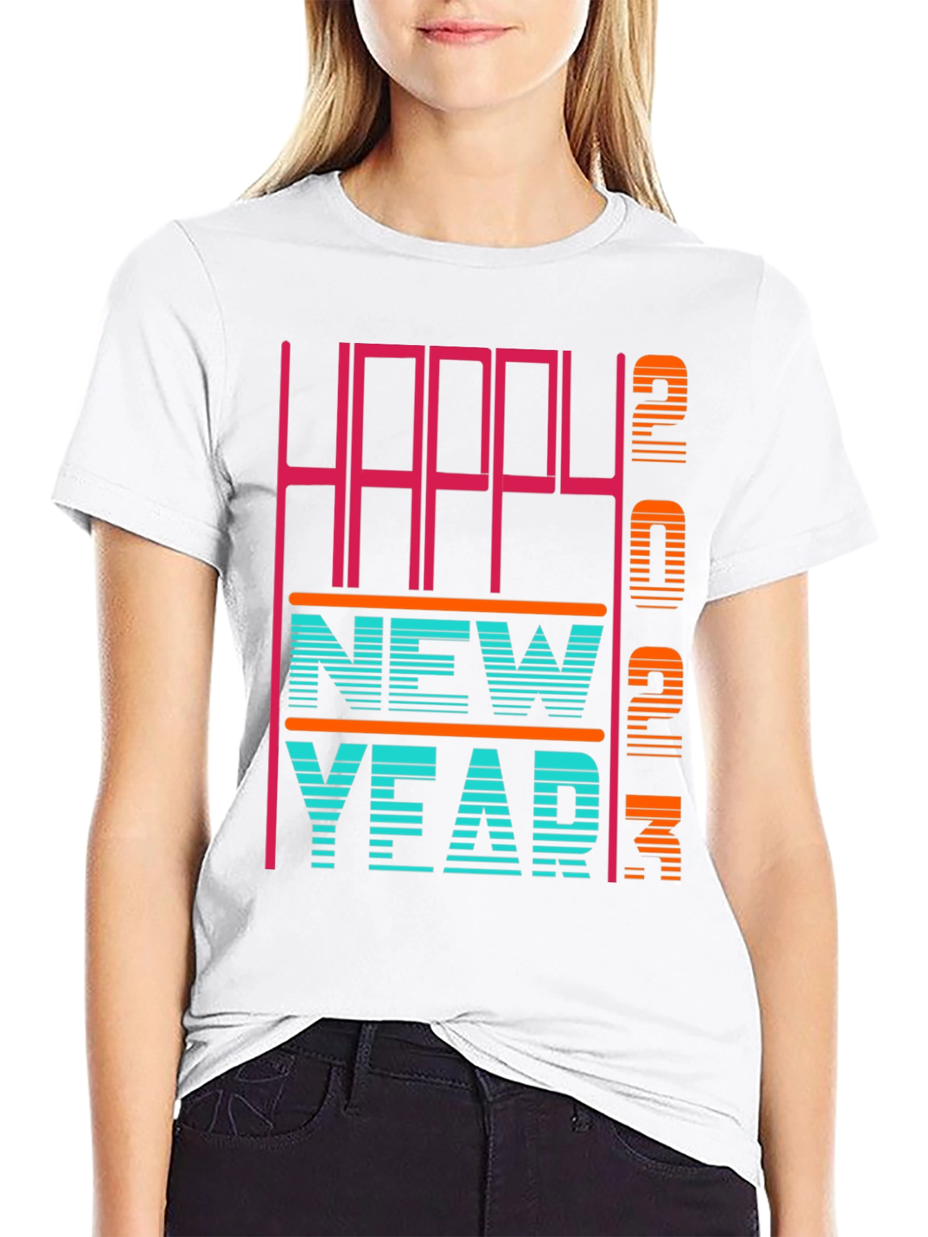 Black Happy New Year 2023 T-Shirt view 9