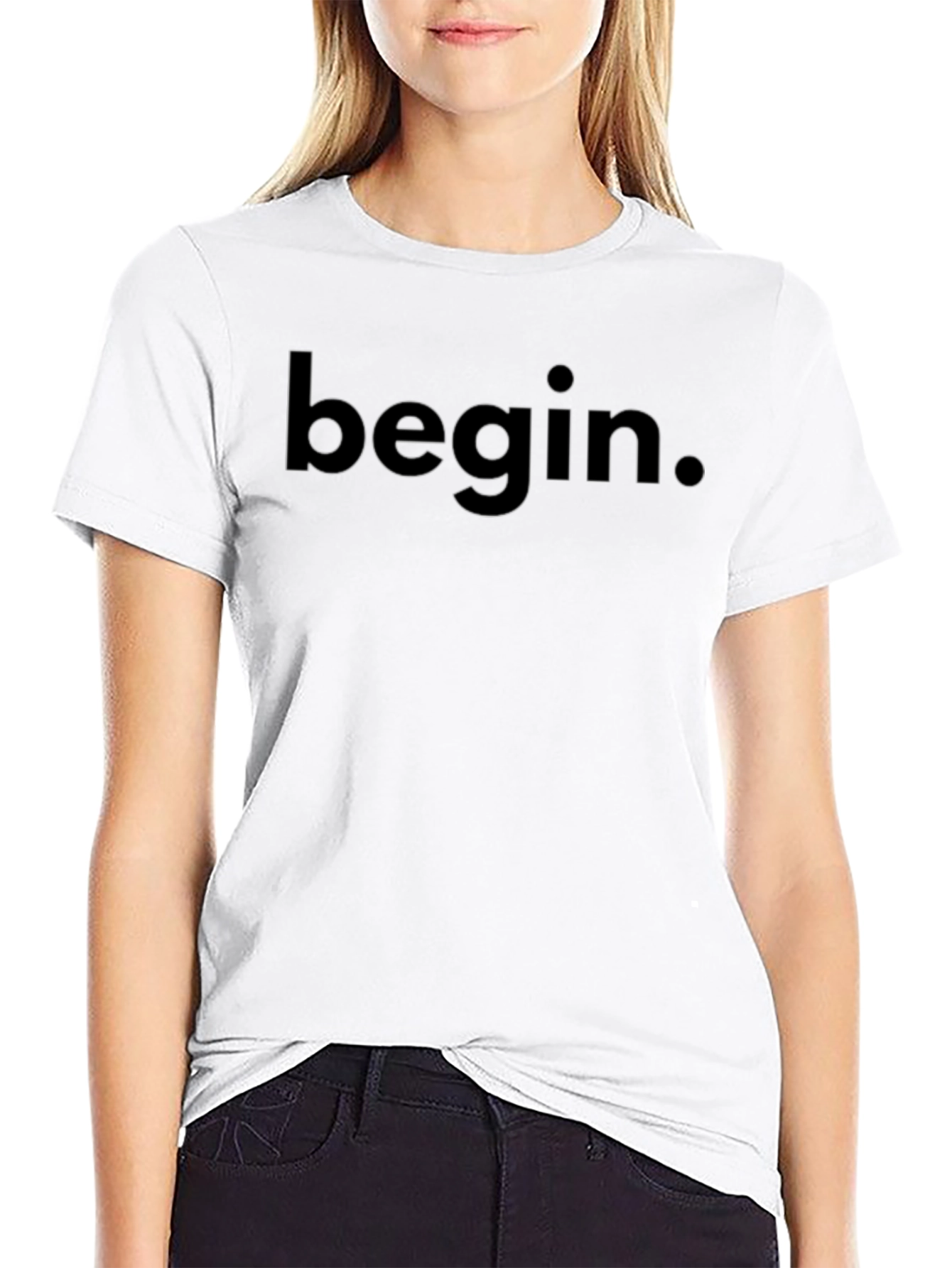Black Begin Statement Black T-Shirt view 9