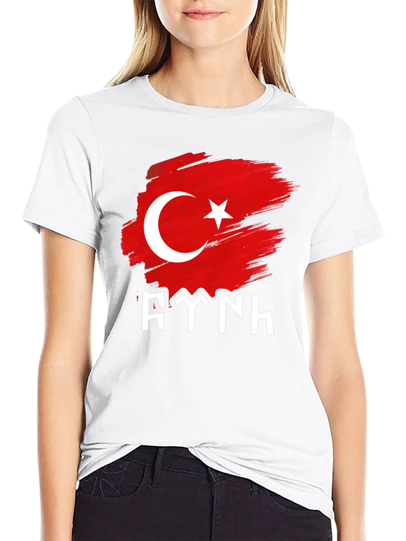 Black Turkish Flag T-Shirt - Anatolian Pride view 9
