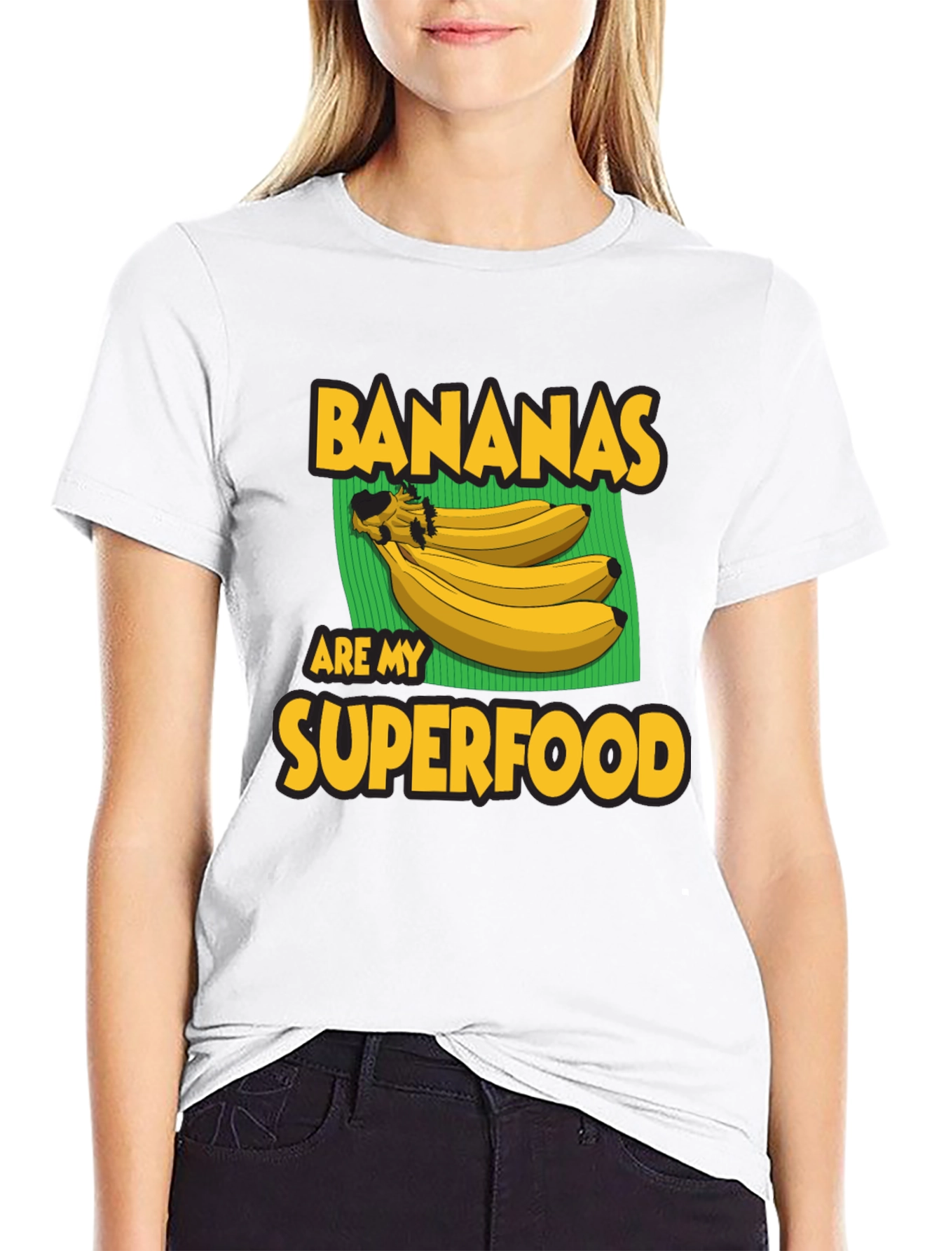 Black Banana Superfood Graphic Tee - Black T-Shirt view 9