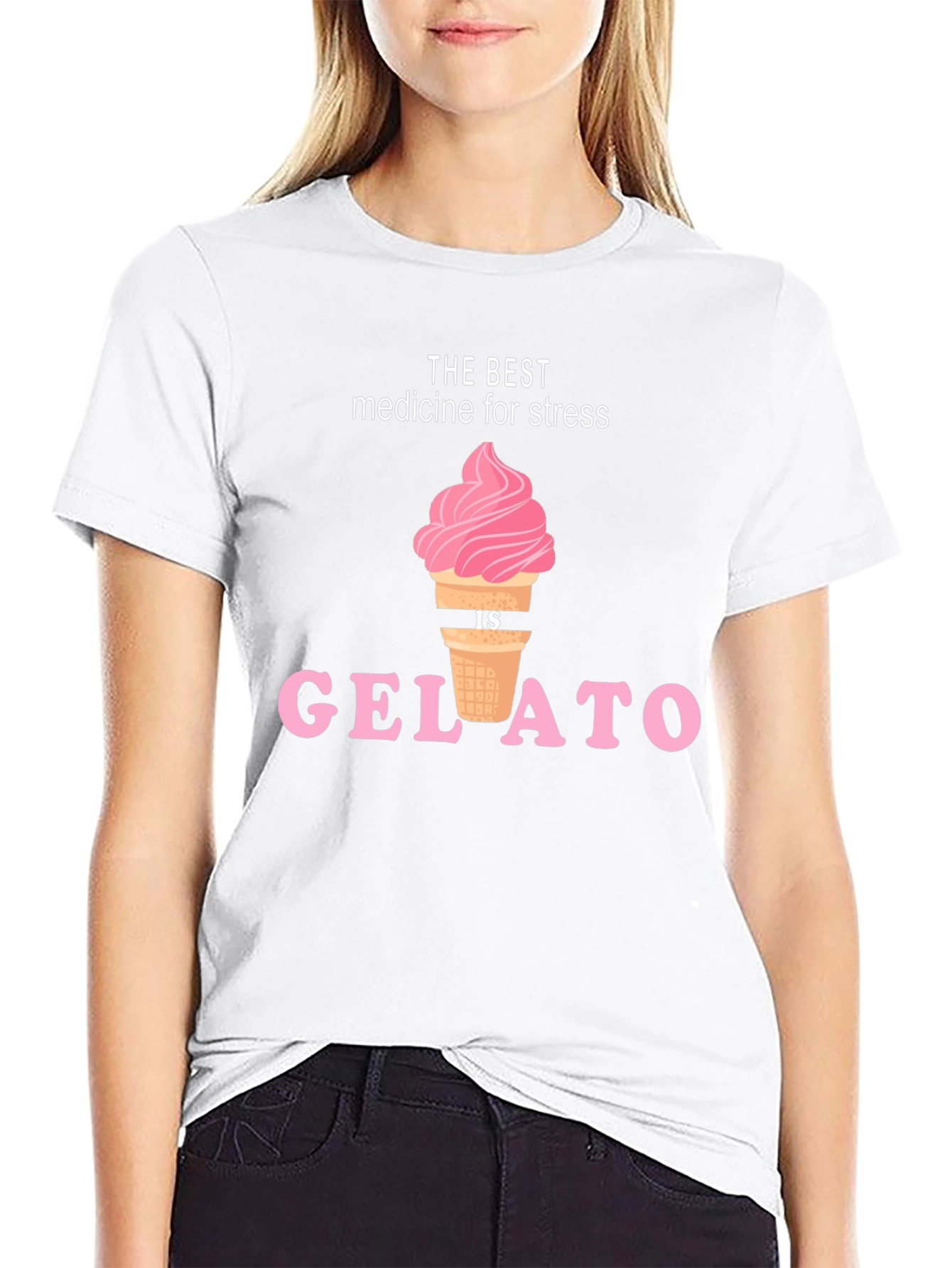 Black Gelato is the Best Medicine T-Shirt view 9