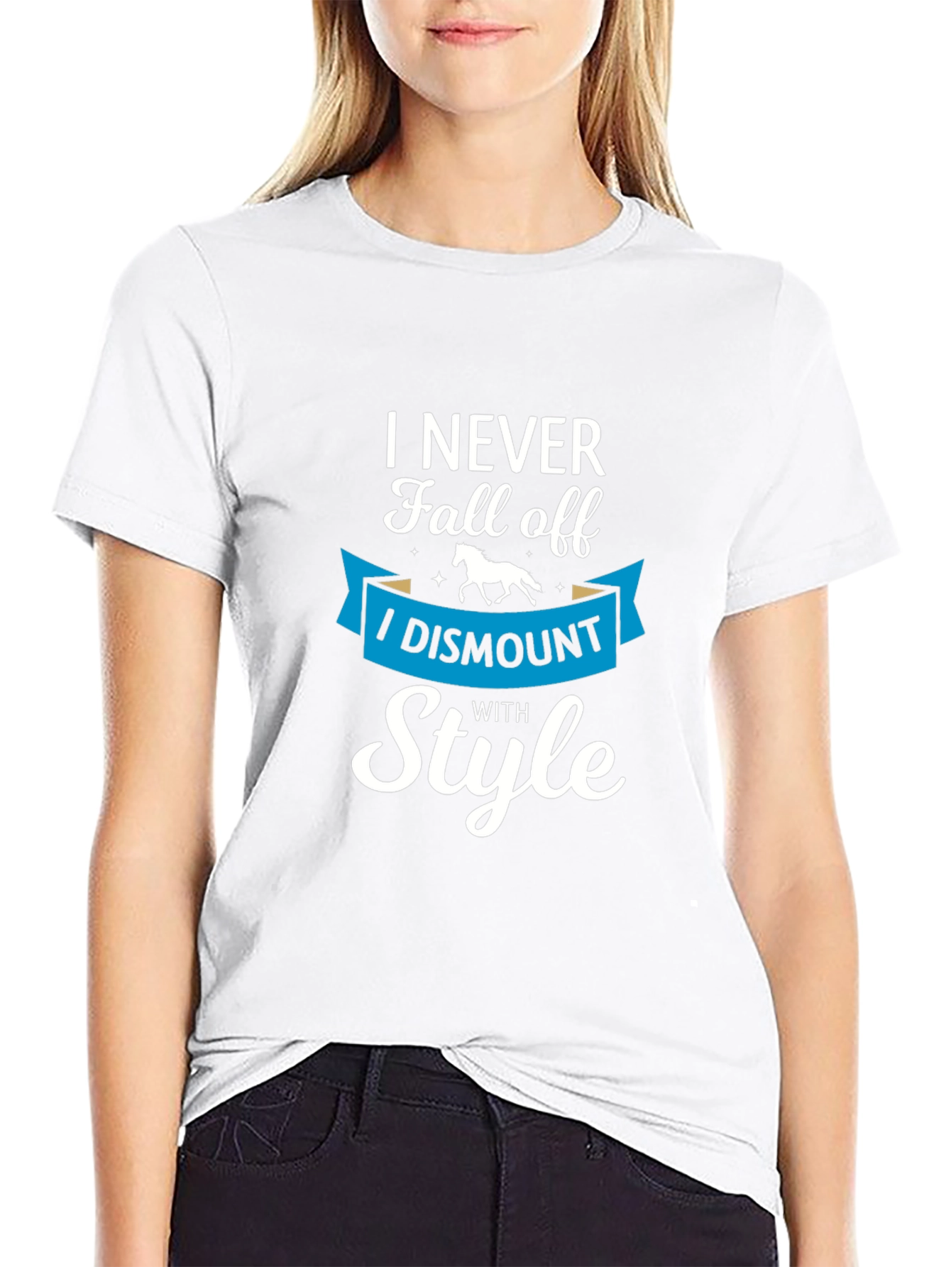 I Never Fall Off I Dismount With Style T-Shirt - 9