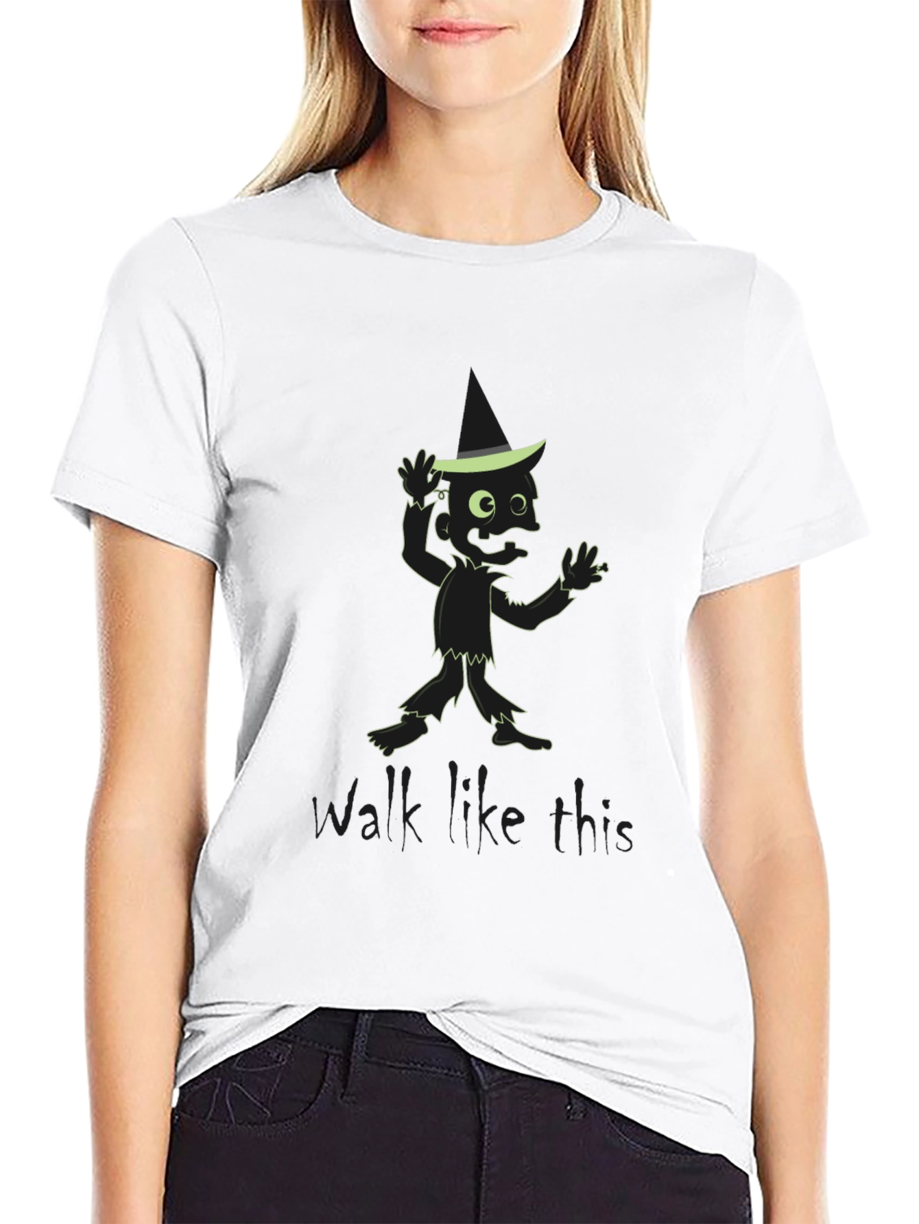 Zombie Walk T-Shirt - Black Cotton Tee - 9