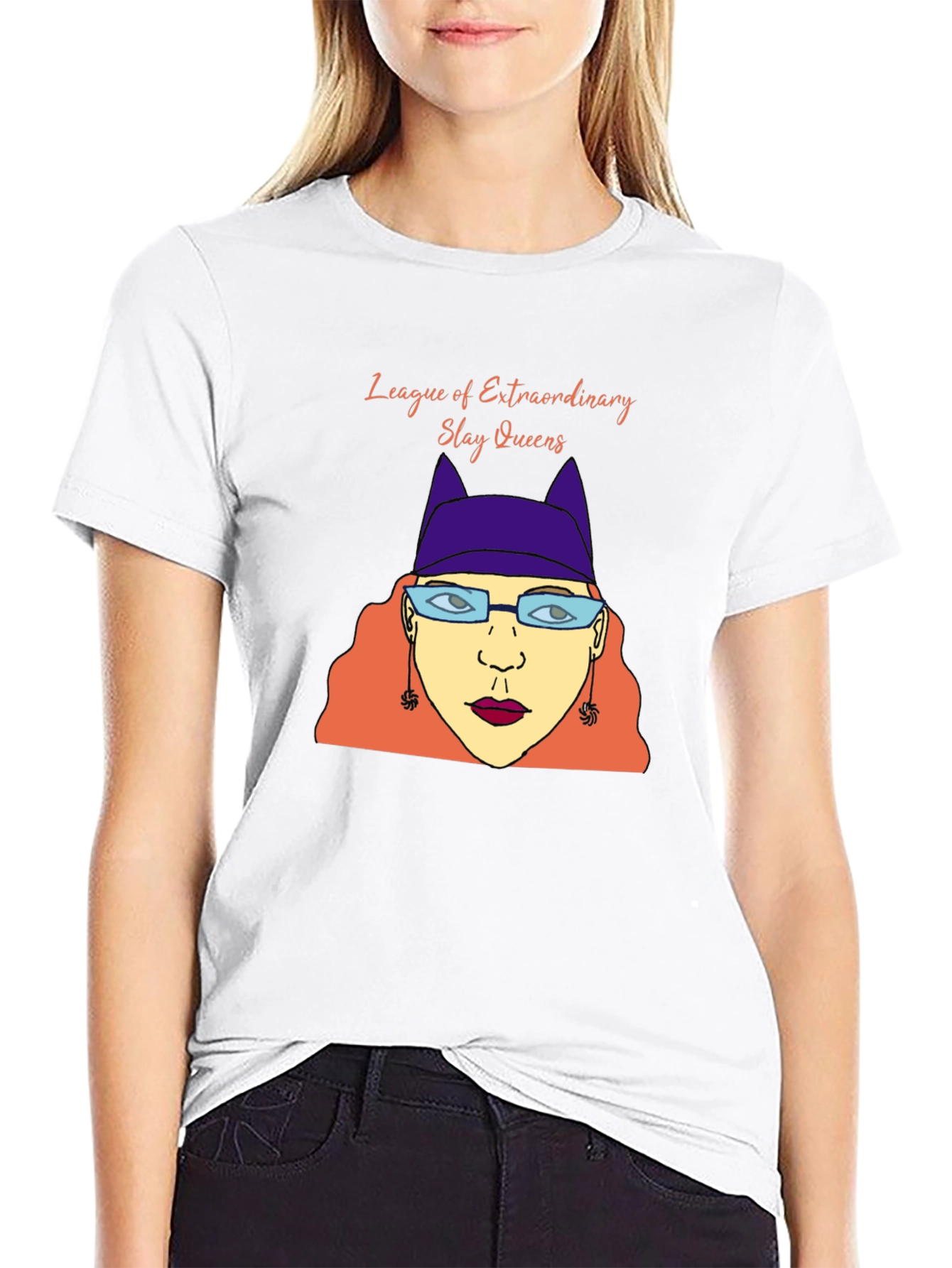 Black League of Extraordinary Slay Queens T-Shirt view 9