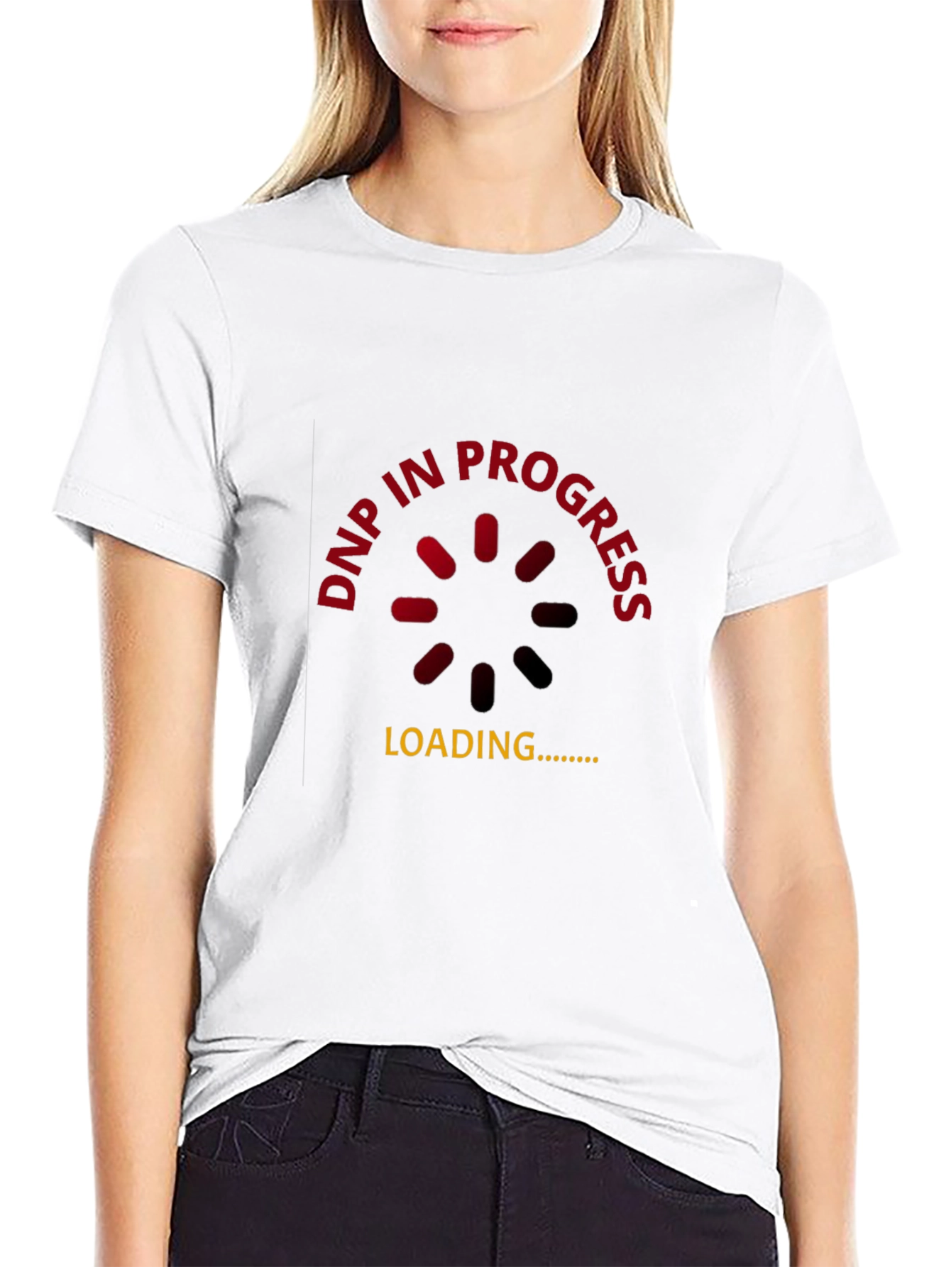 Black DNP In Progress Black T-Shirt - Gamer Humor view 9